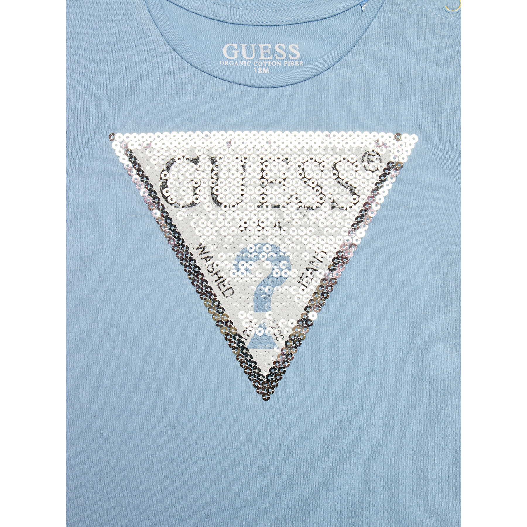 Guess Тишърт K1YI26 K6YW1 Син Regular Fit - Pepit.bg