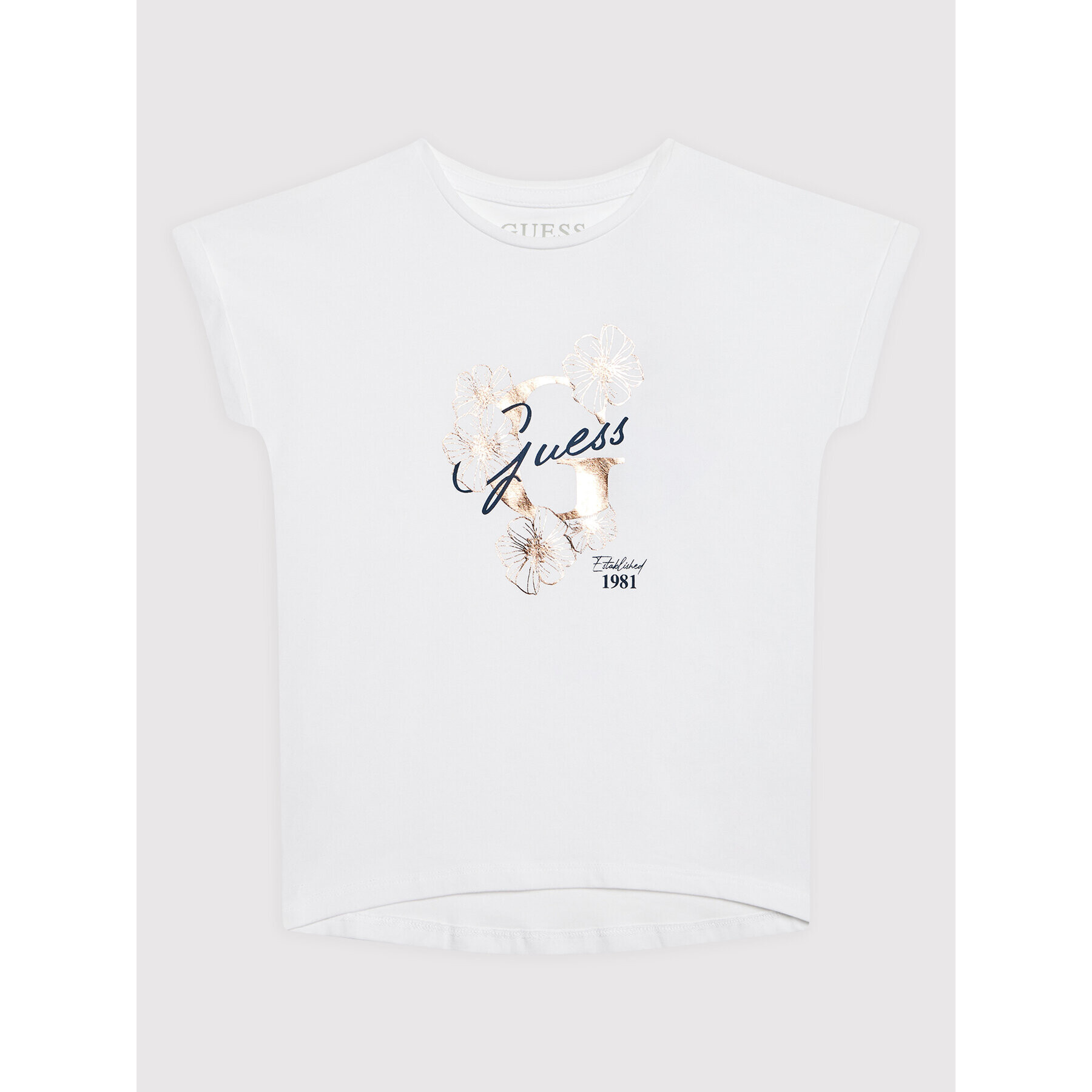 Guess Тишърт K2GI01 K6YW1 Бял Regular Fit - Pepit.bg