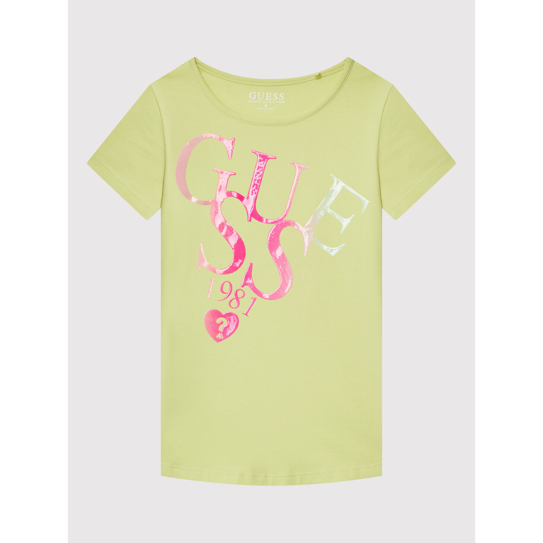 Guess Тишърт K2GI15 K6YW1 Зелен Regular Fit - Pepit.bg