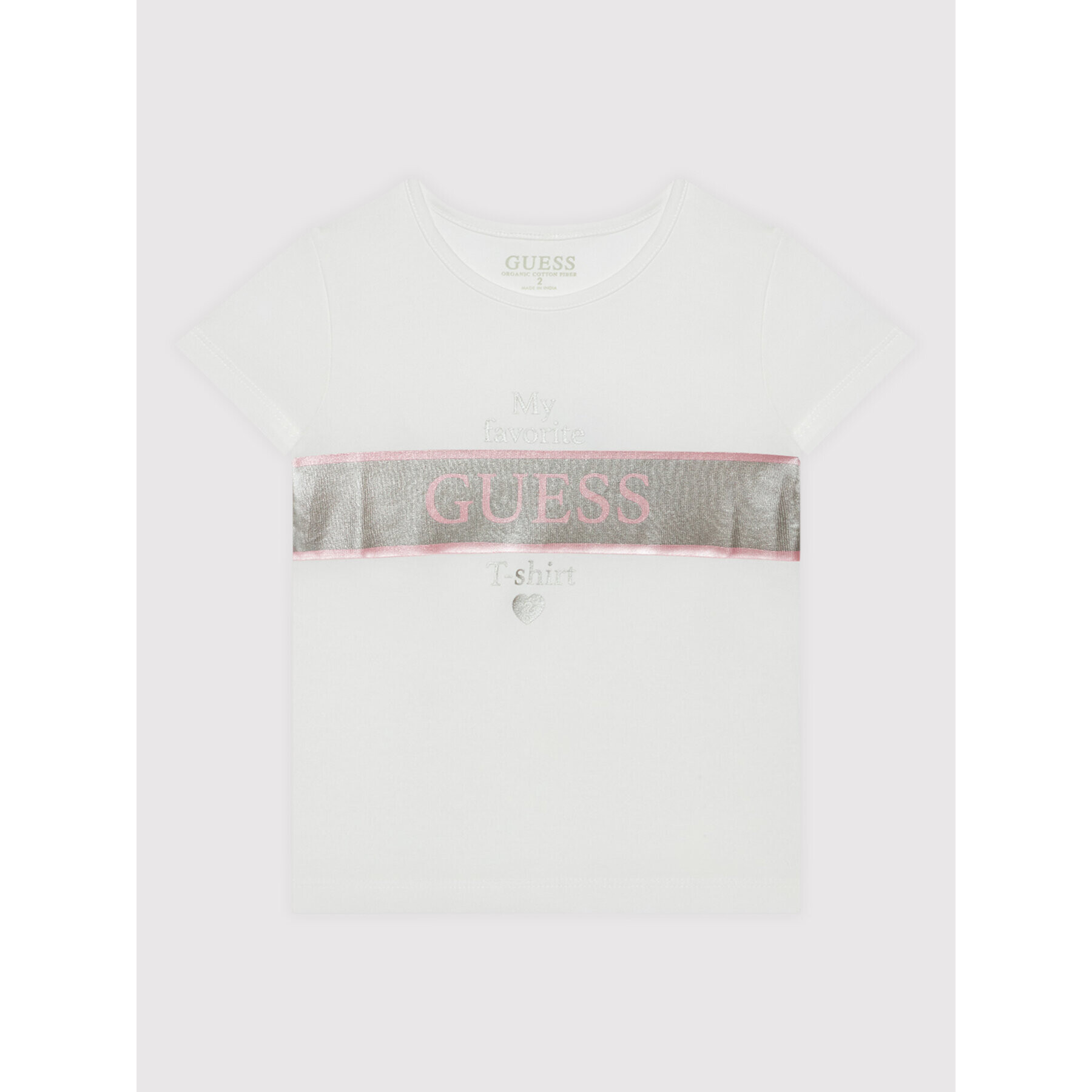 Guess Тишърт K2RI17 K6YW1 Бял Regular Fit - Pepit.bg