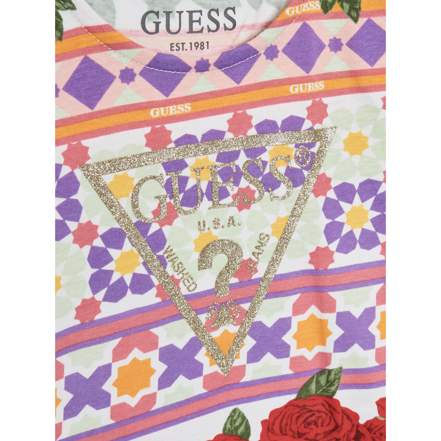 Guess Тишърт K3GI05 K6YW3 Цветен Regular Fit - Pepit.bg