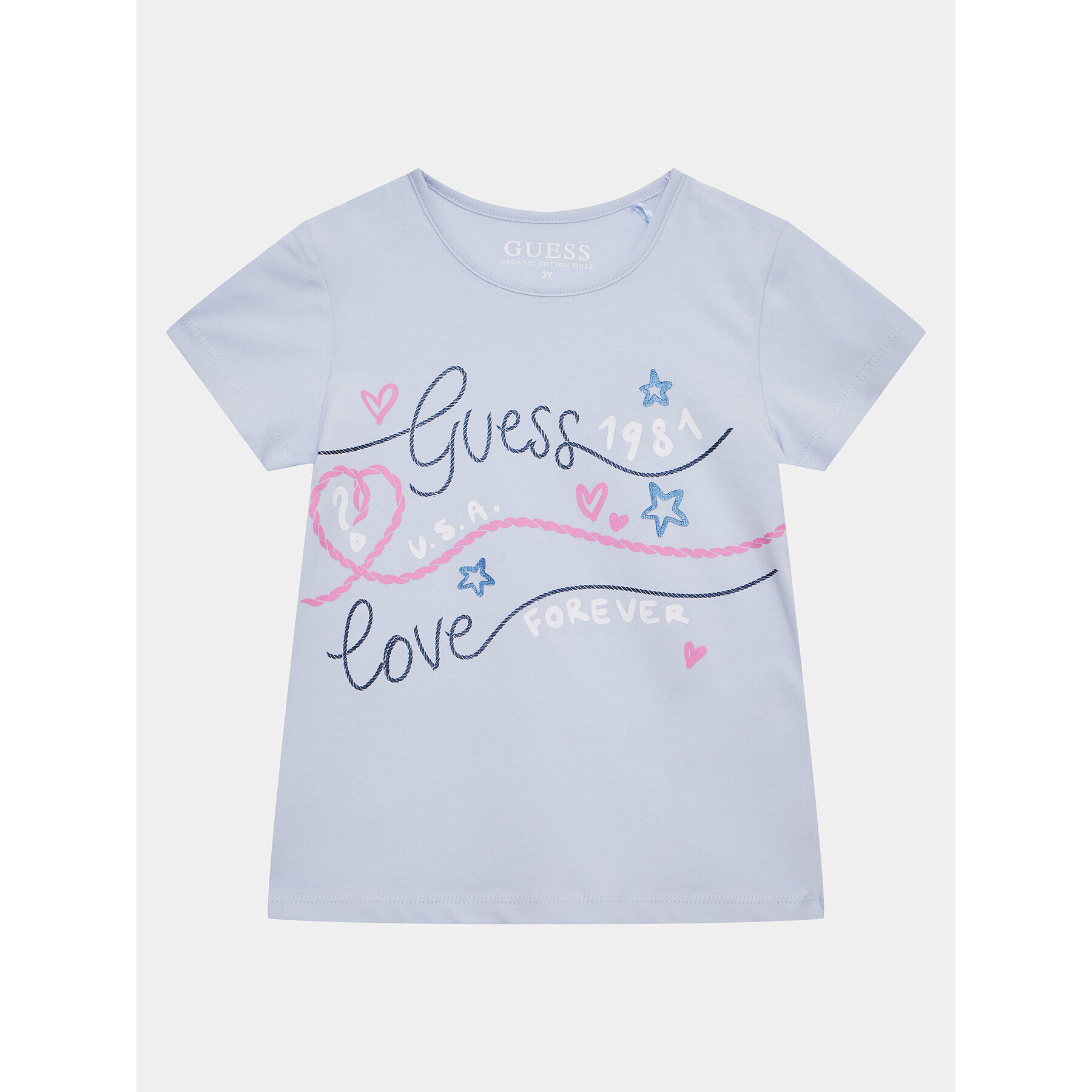 Guess Тишърт K3GI15 K6YW1 Син Regular Fit - Pepit.bg