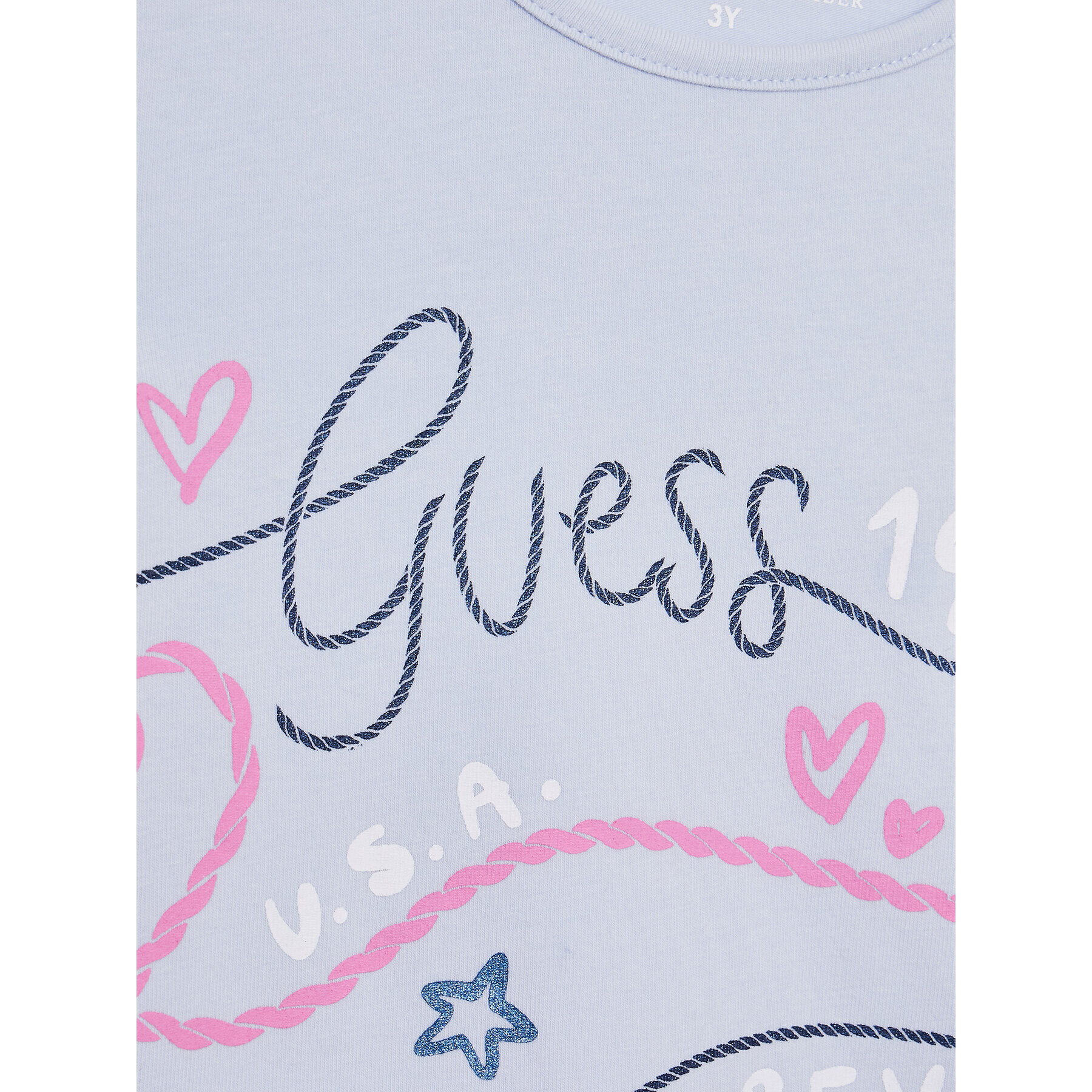 Guess Тишърт K3GI15 K6YW1 Син Regular Fit - Pepit.bg
