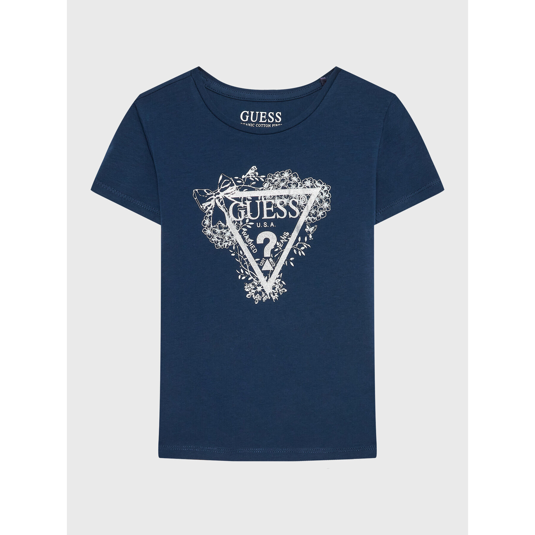 Guess Тишърт K3RI17 K6YW1 Тъмносин Regular Fit - Pepit.bg