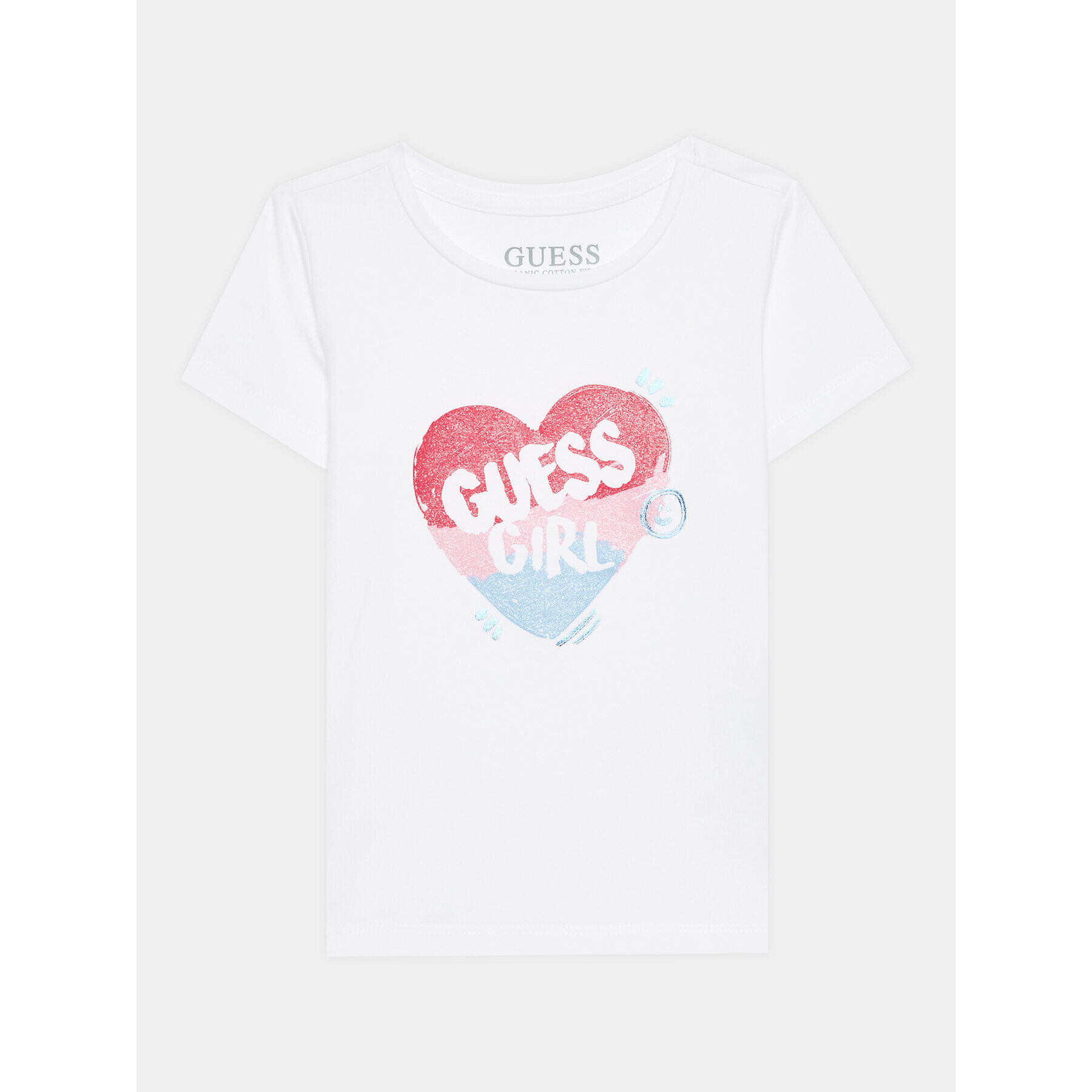 Guess Тишърт K3YI02 K6YW4 Бял Regular Fit - Pepit.bg