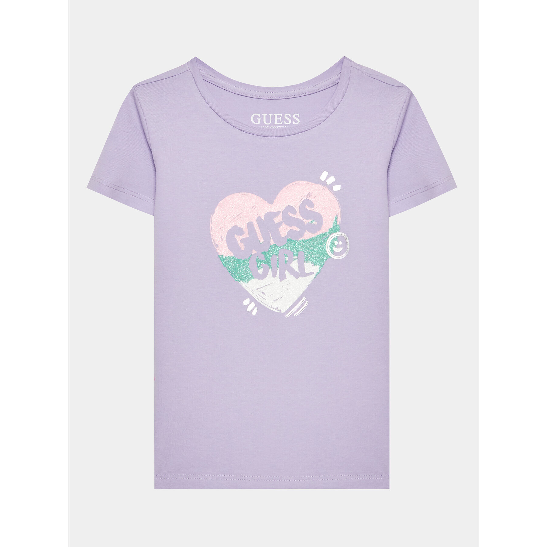 Guess Тишърт K3YI02 K6YW4 Виолетов Regular Fit - Pepit.bg