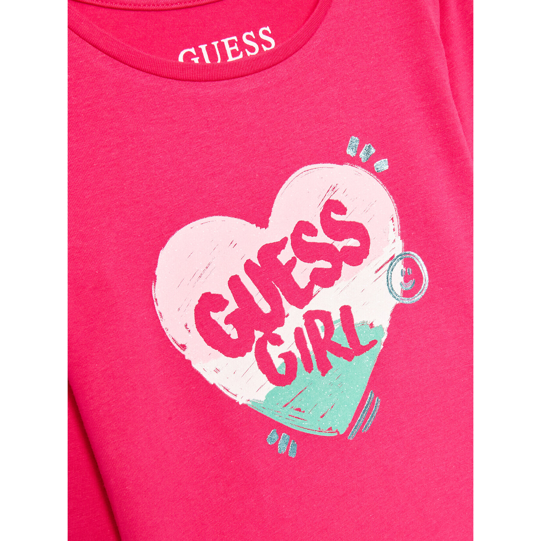 Guess Блуза K3YI03 K6YW4 Розов Regular Fit - Pepit.bg