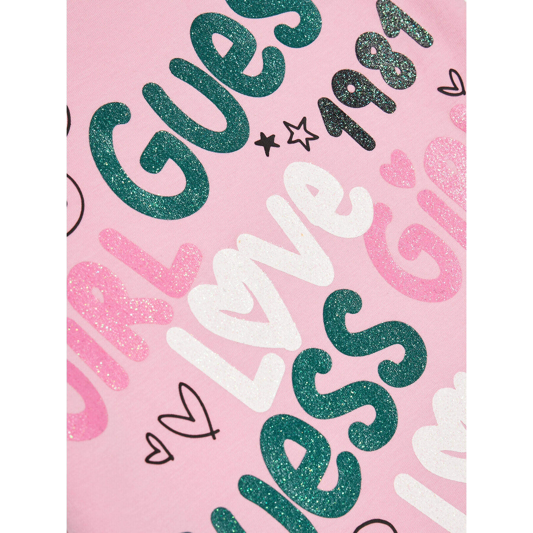 Guess Тишърт K4RI03 K6YW4 Розов Regular Fit - Pepit.bg