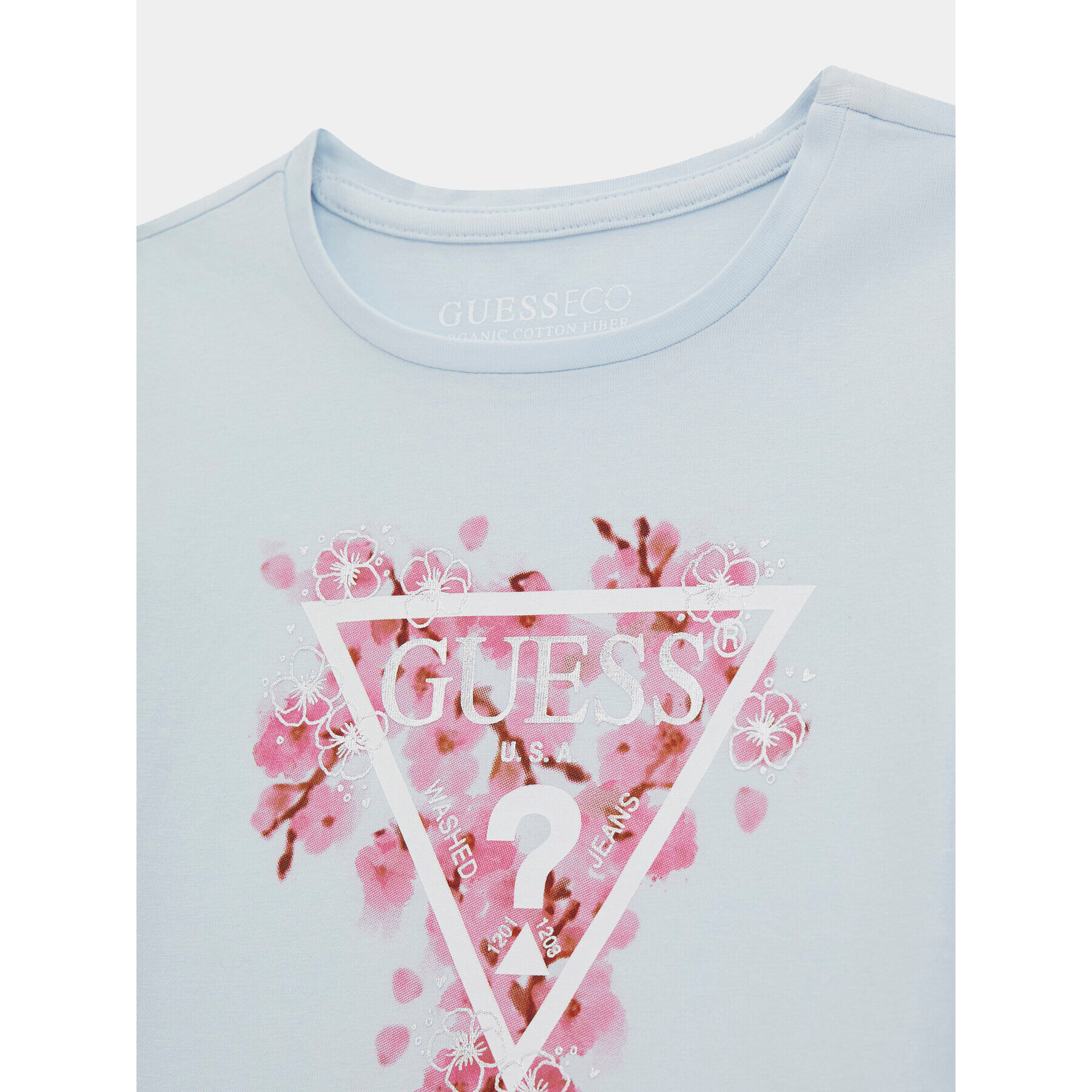 Guess Тишърт K4RI07 K6YW4 Син Regular Fit - Pepit.bg