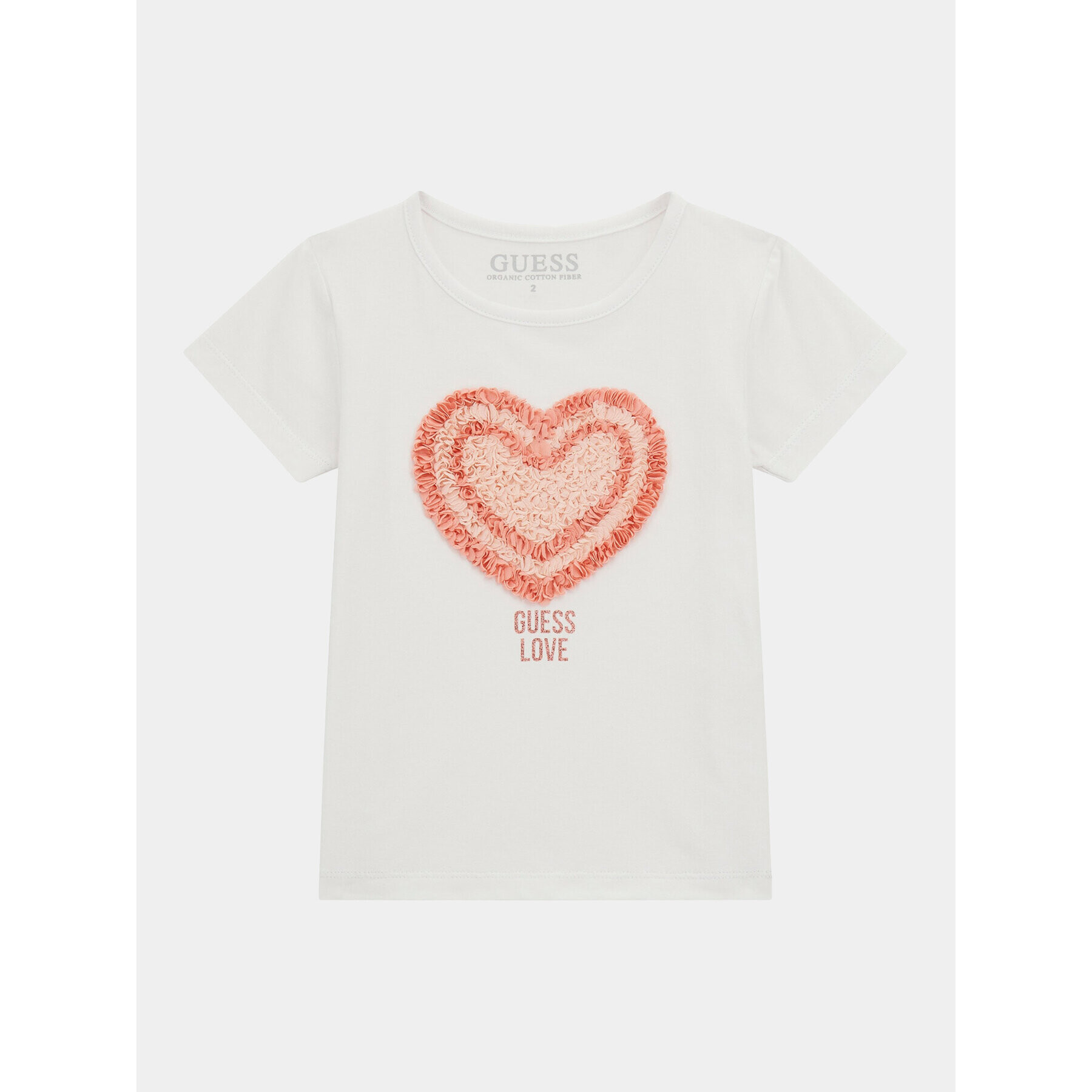 Guess Тишърт K4RI18 K6YW4 Бял Regular Fit - Pepit.bg