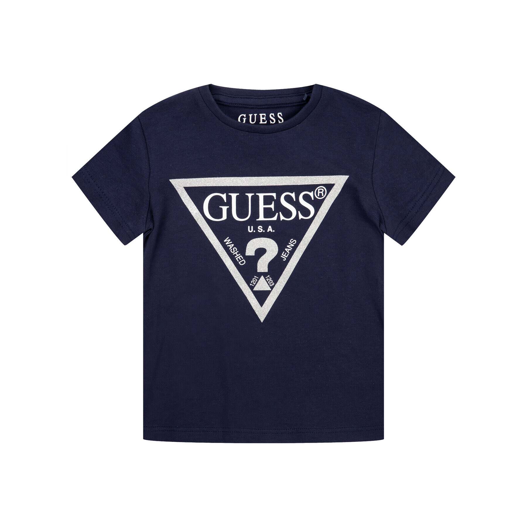 Guess Тишърт K73I56 K5M20 Тъмносин Regular Fit - Pepit.bg
