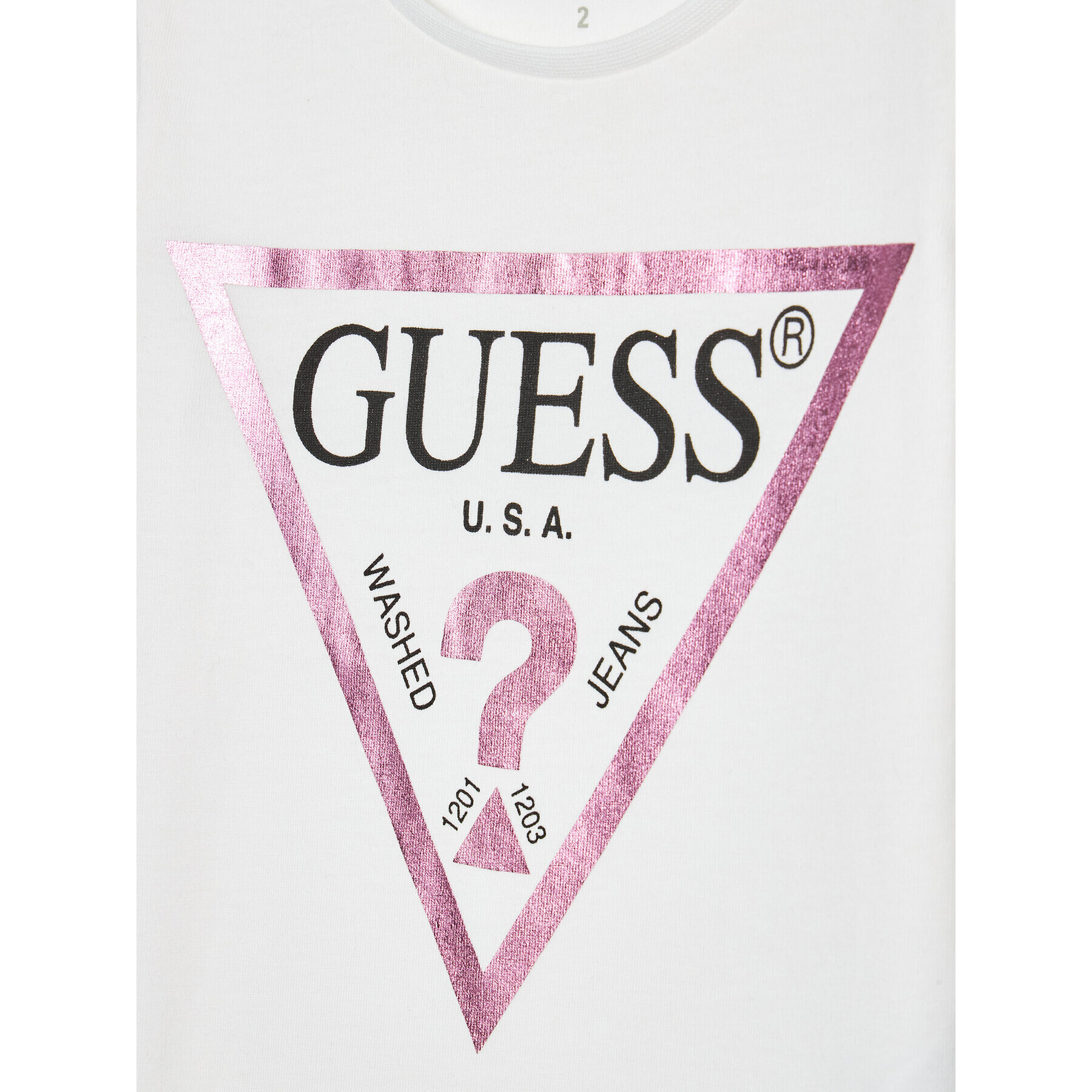 Guess Тишърт K73I56 K8HM0 Бял Regular Fit - Pepit.bg