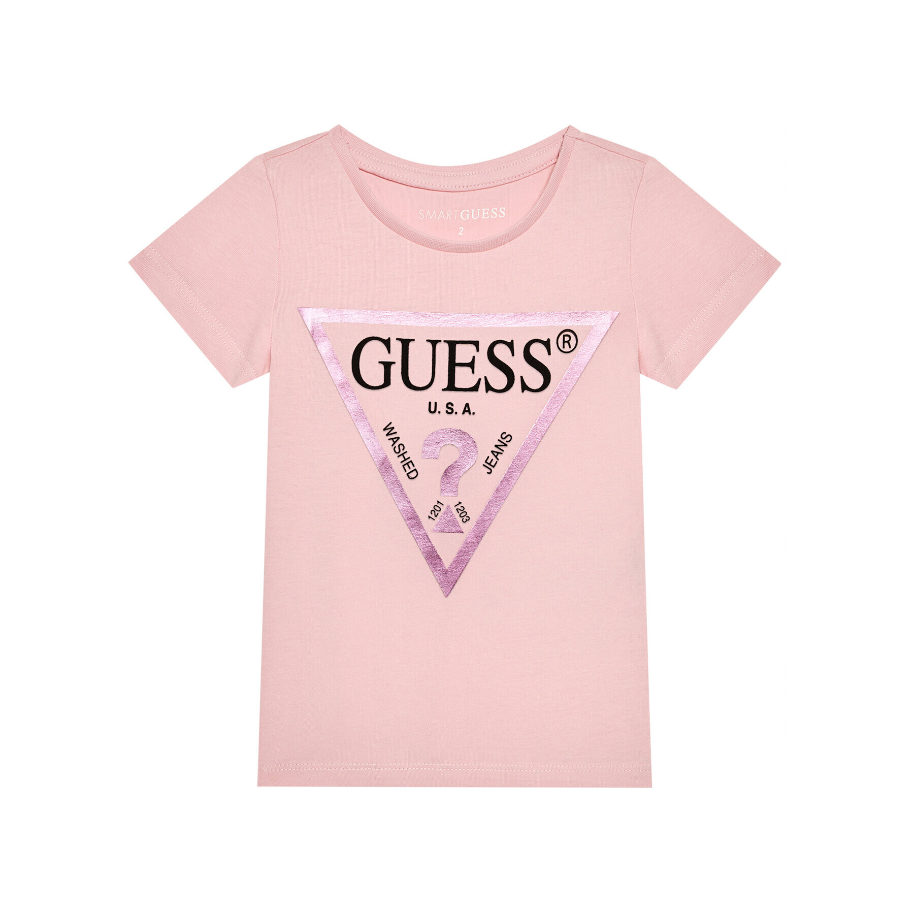 Guess Тишърт K73I56 K8HM0 Розов Regular Fit - Pepit.bg