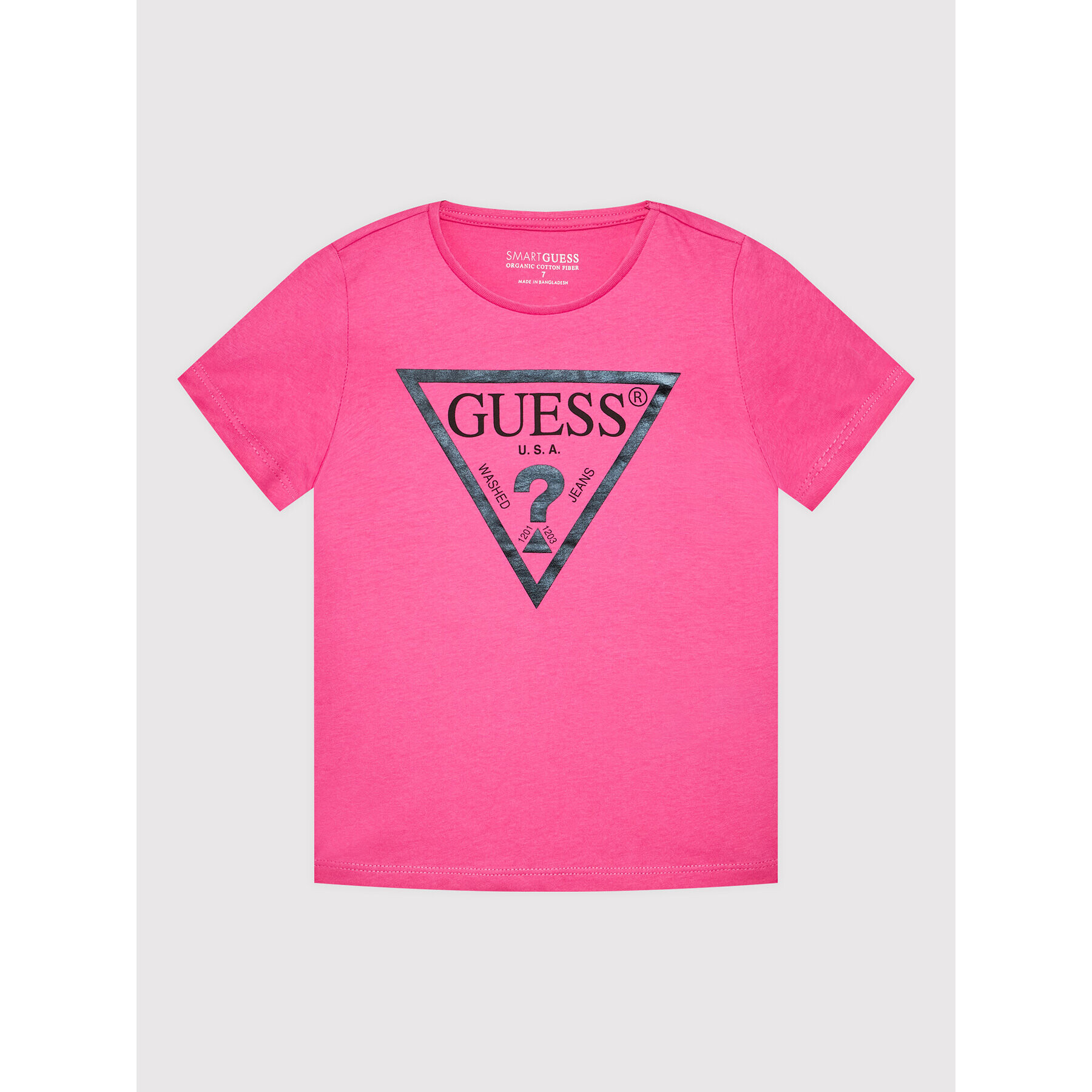 Guess Тишърт K73I56 K8HM0 Розов Regular Fit - Pepit.bg