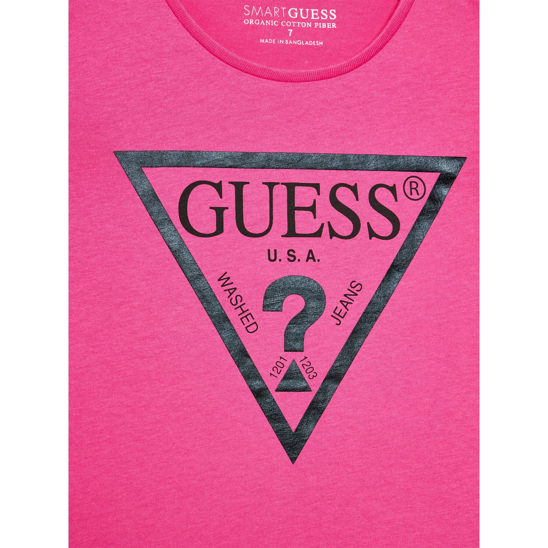 Guess Тишърт K73I56 K8HM0 Розов Regular Fit - Pepit.bg