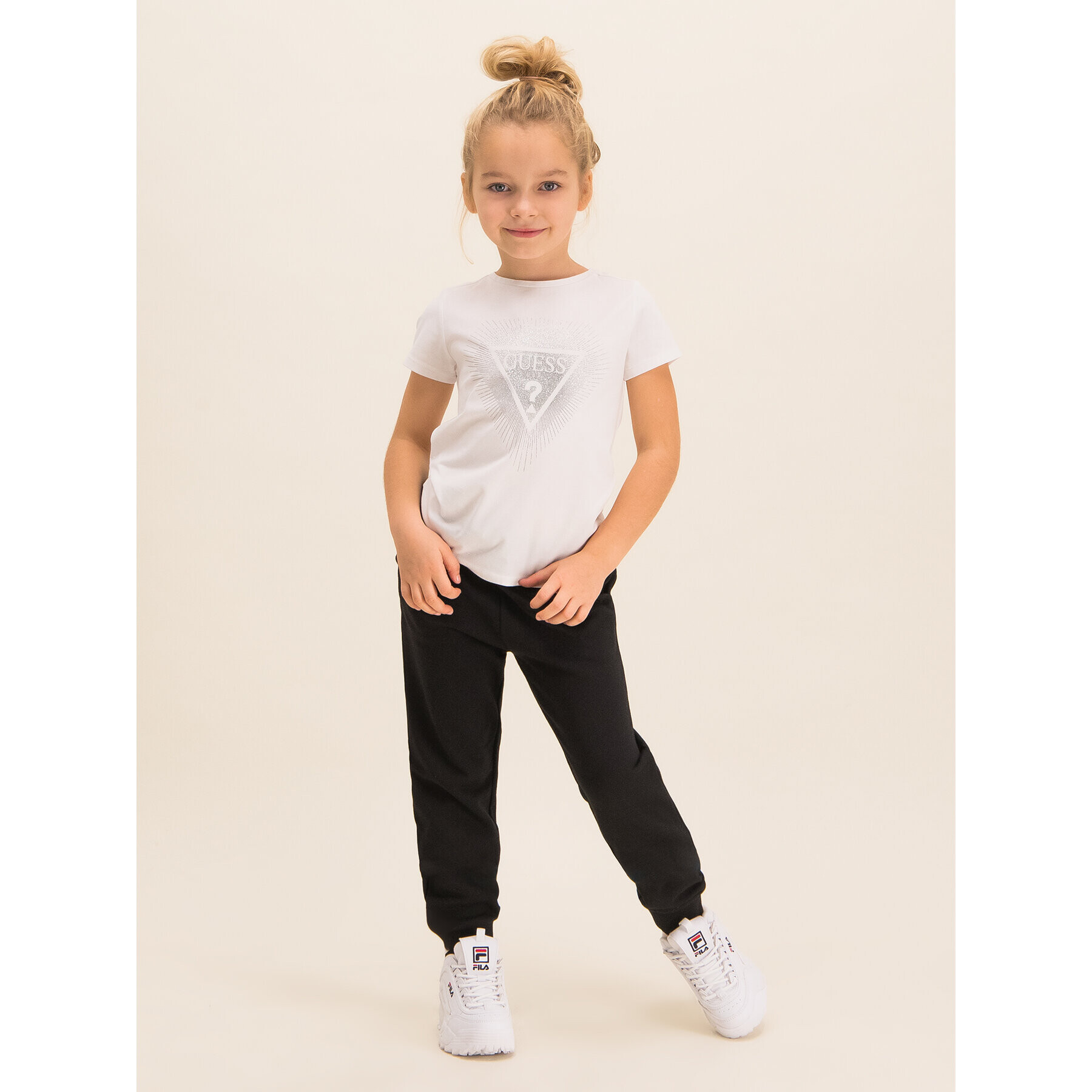Guess Тишърт K93I00 K82K0 Бял Regular Fit - Pepit.bg