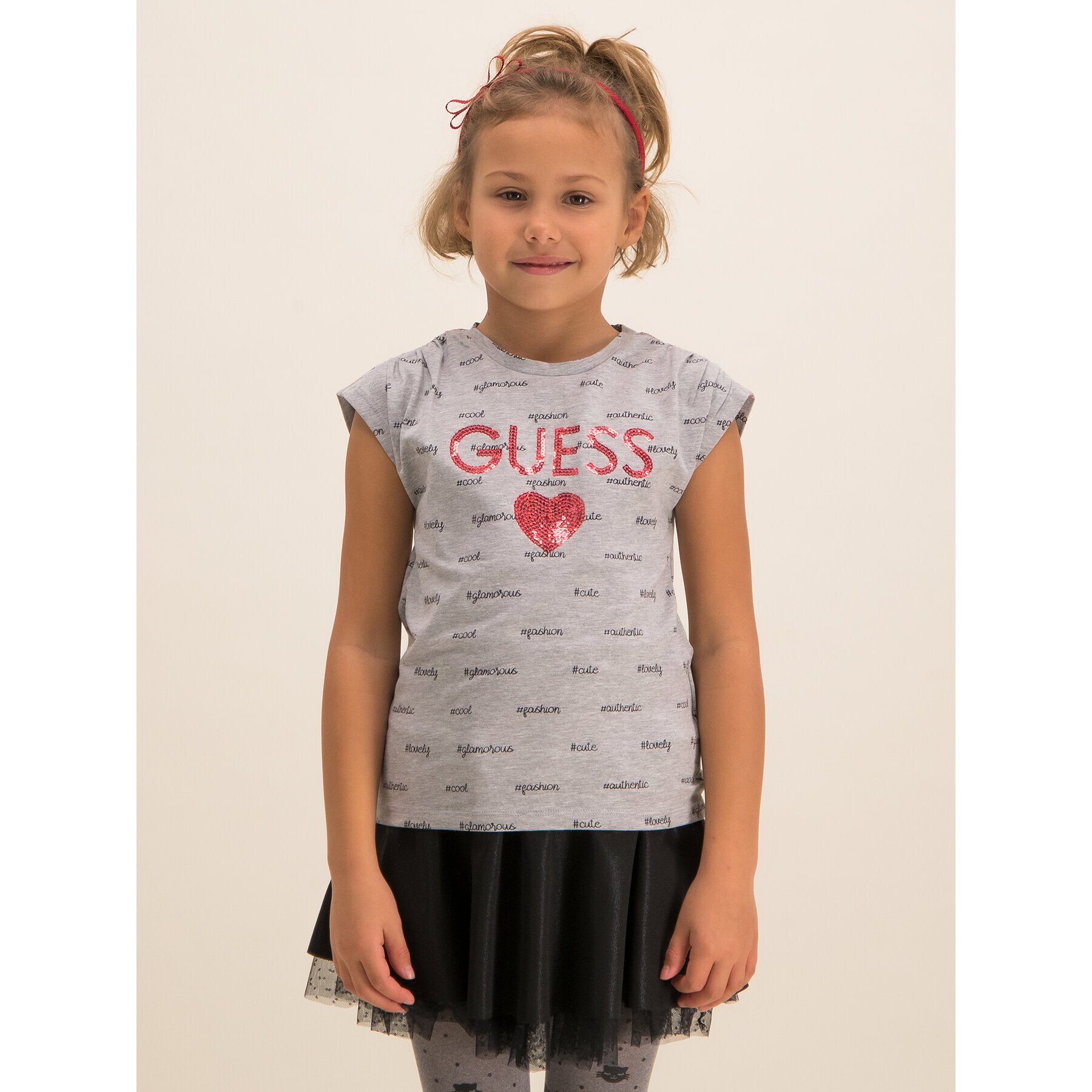 Guess Тишърт K93I05 K82K0 Сив Regular Fit - Pepit.bg