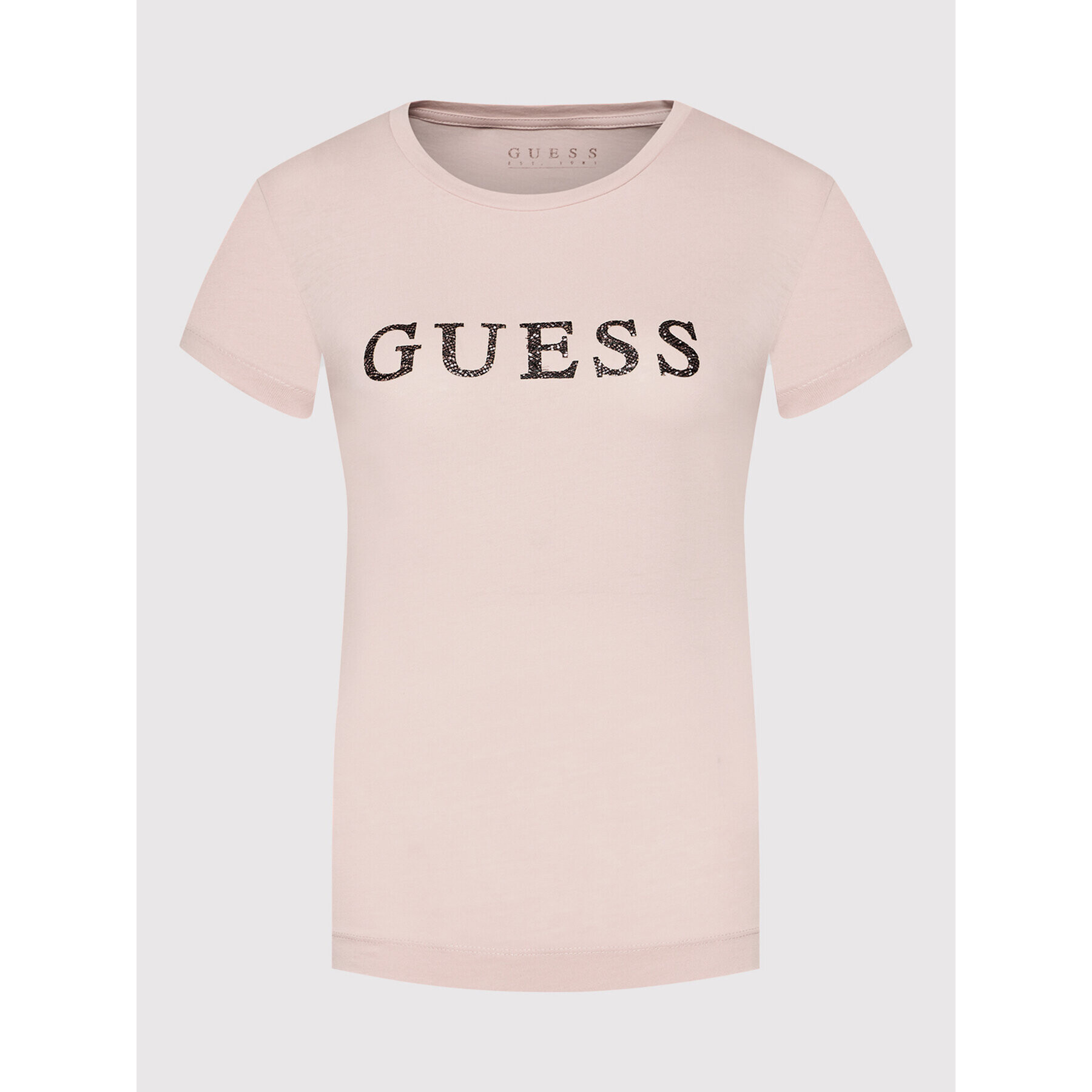 Guess Тишърт Kimetz W1BI06 JA911 Розов Regular Fit - Pepit.bg