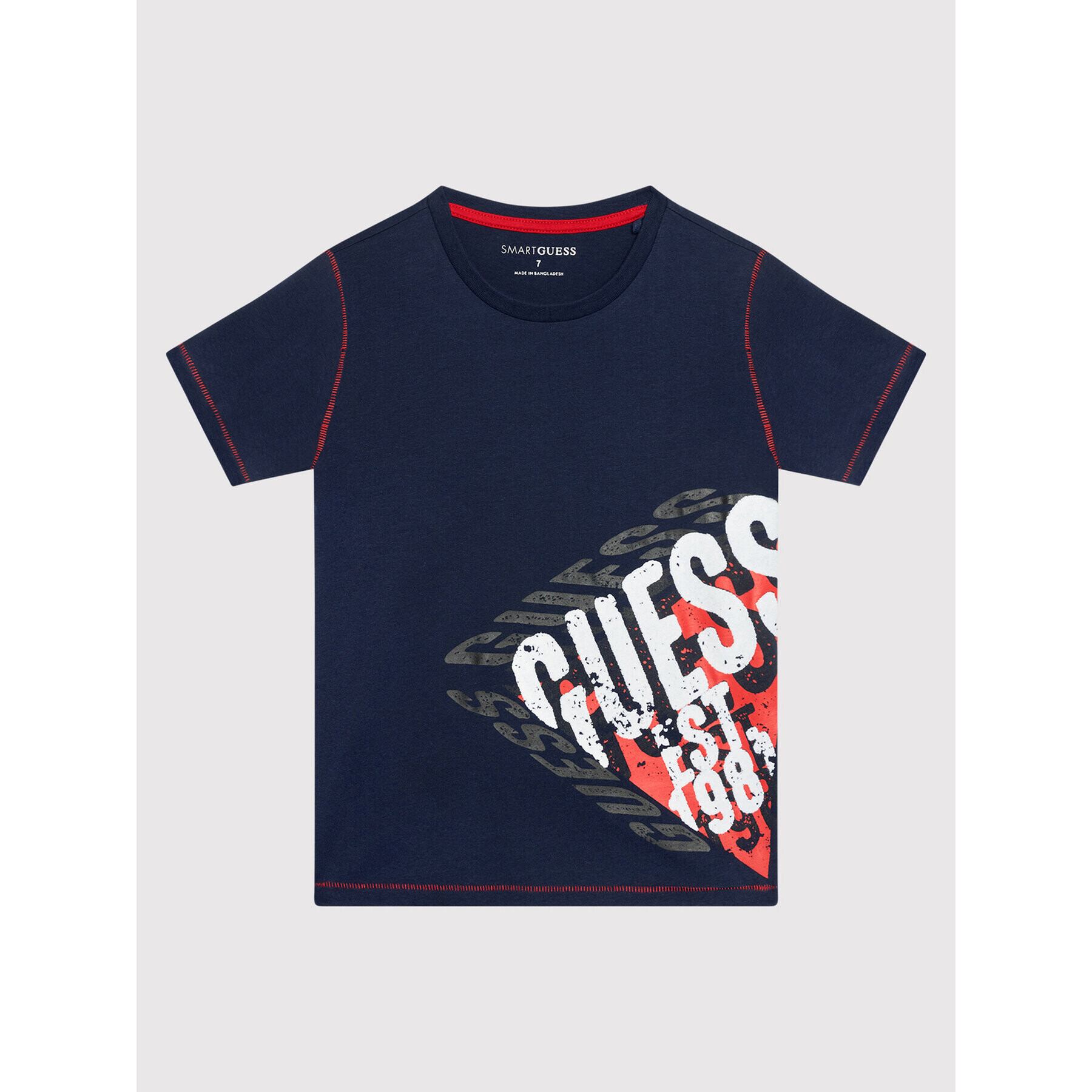 Guess Тишърт L1BI12 I3Z11 Тъмносин Regular Fit - Pepit.bg