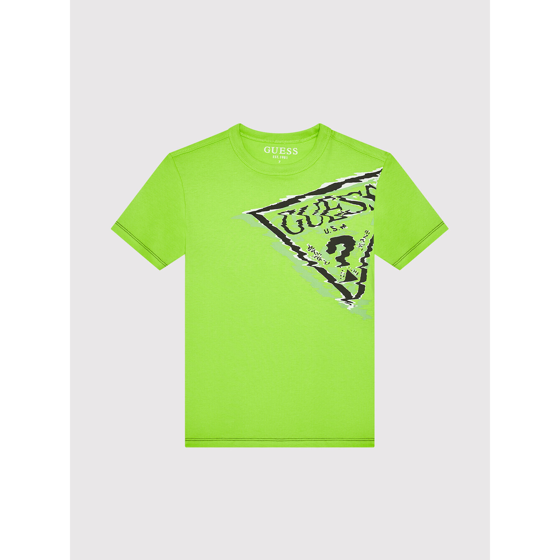 Guess Тишърт L1YI09 K8HM0 Зелен Regular Fit - Pepit.bg