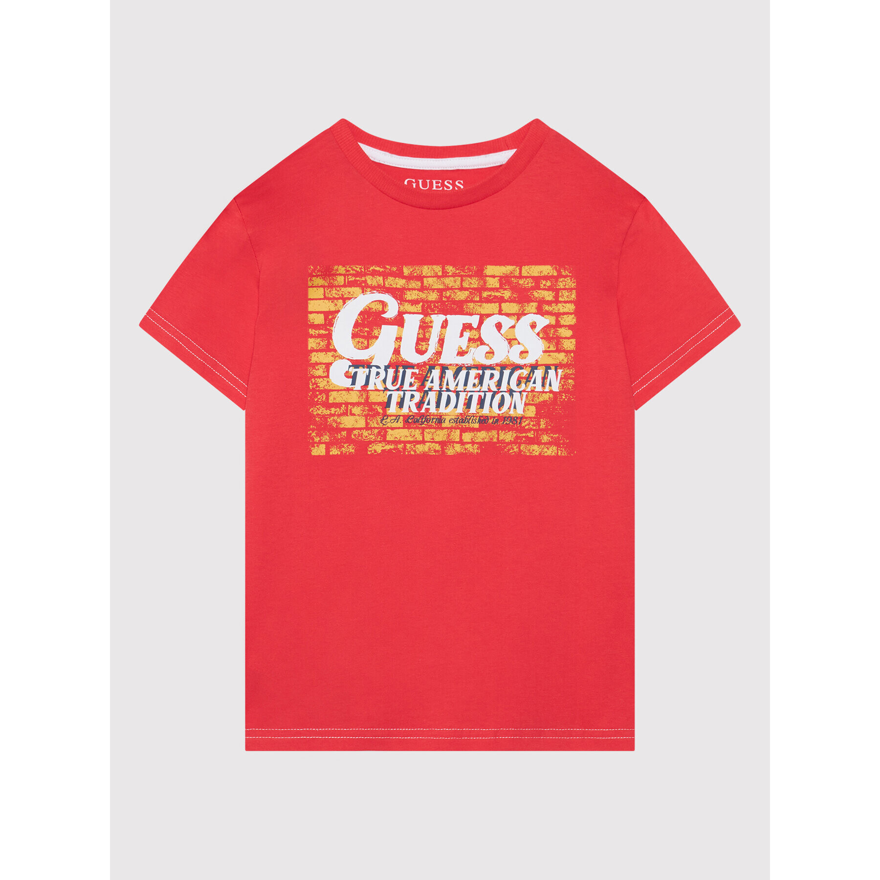 Guess Тишърт L2GI00 K8HM0 Червен Regular Fit - Pepit.bg