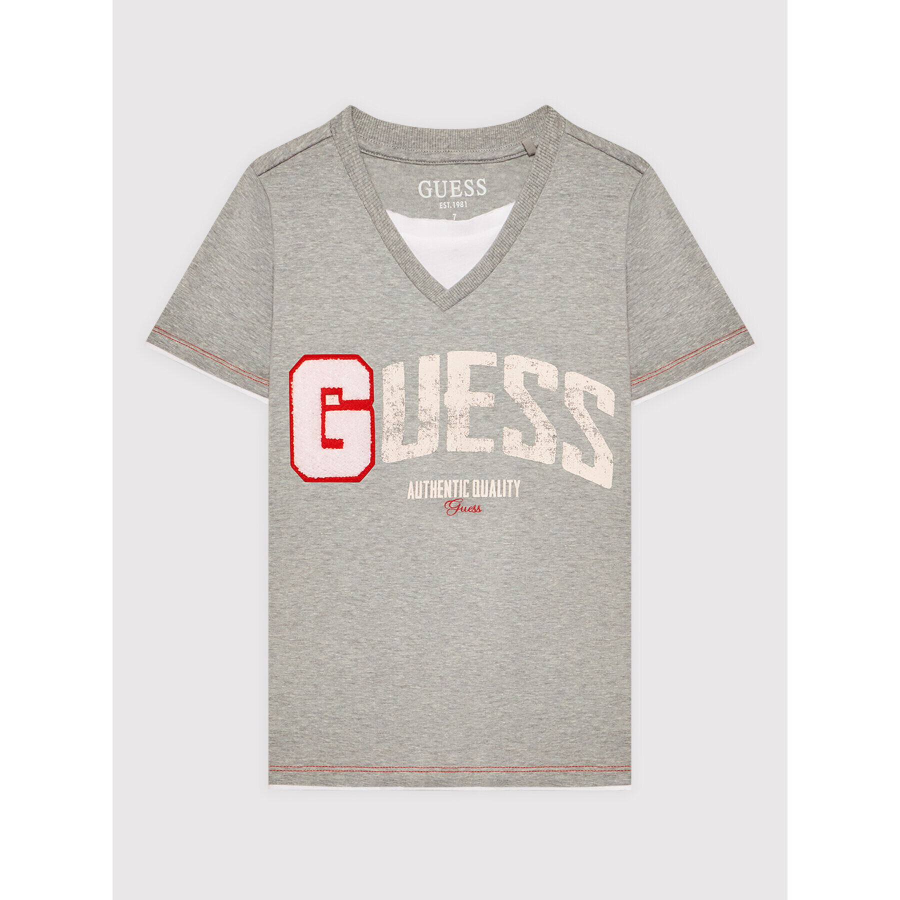 Guess Тишърт L2GI08 KAV10 Сив Regular Fit - Pepit.bg