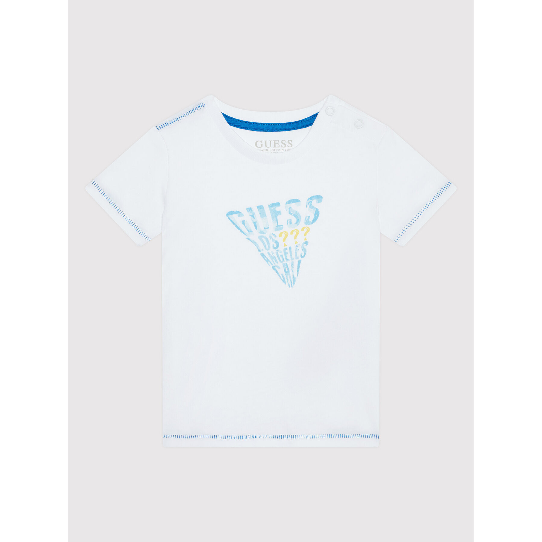 Guess Тишърт L2GI11 K8HM0 Бял Regular Fit - Pepit.bg