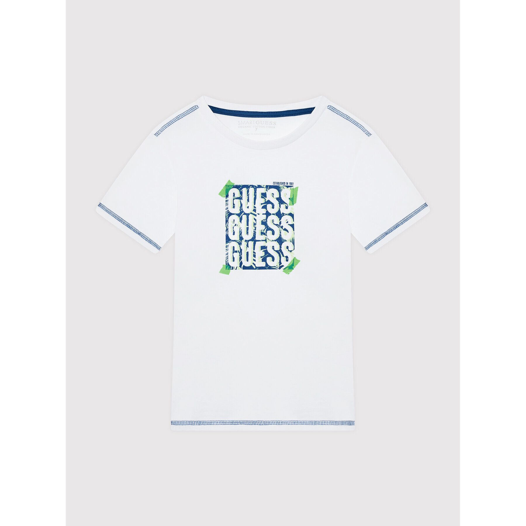 Guess Тишърт L2GI18 K8HM0 Бял Regular Fit - Pepit.bg