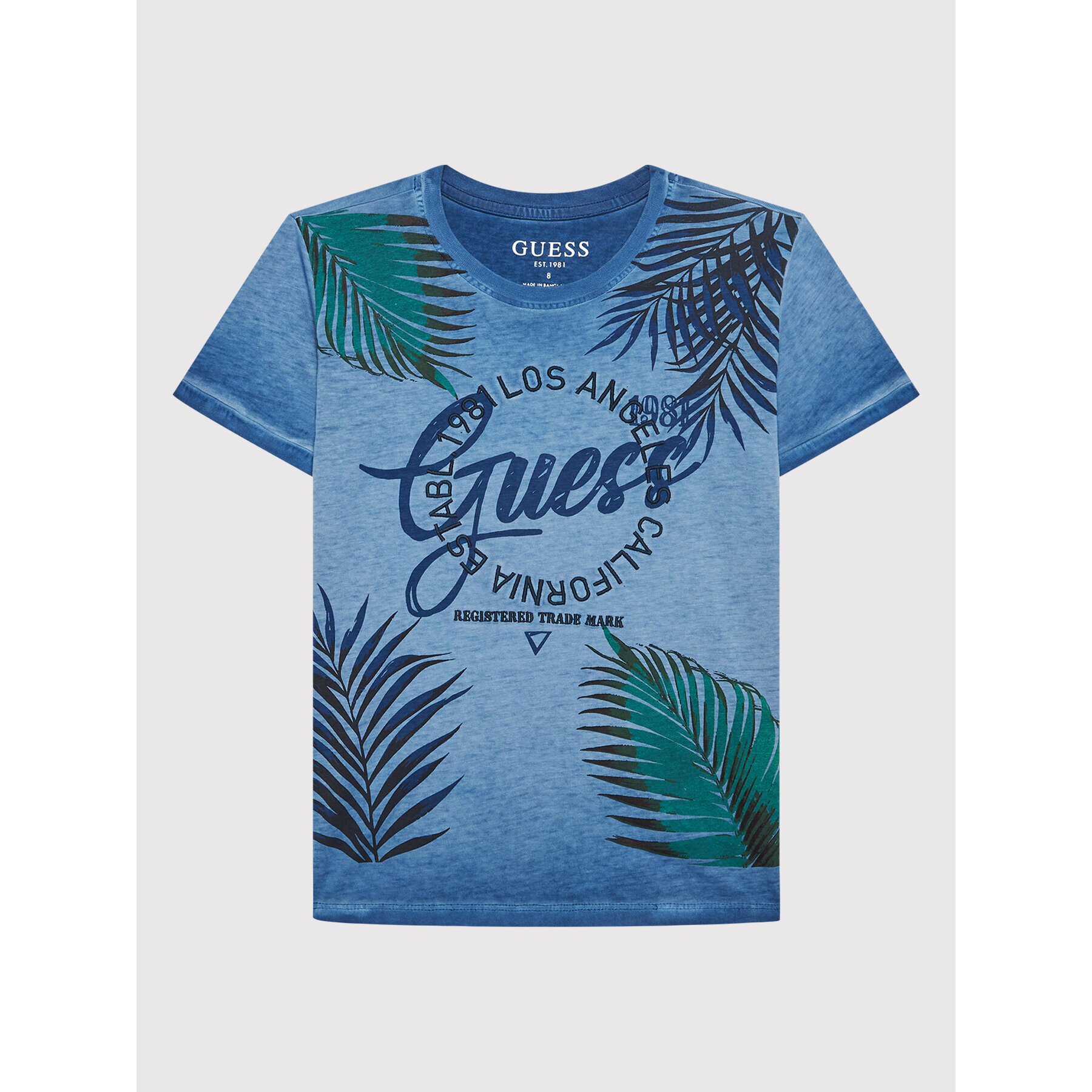 Guess Тишърт L2GI35 K5M20 Син Regular Fit - Pepit.bg
