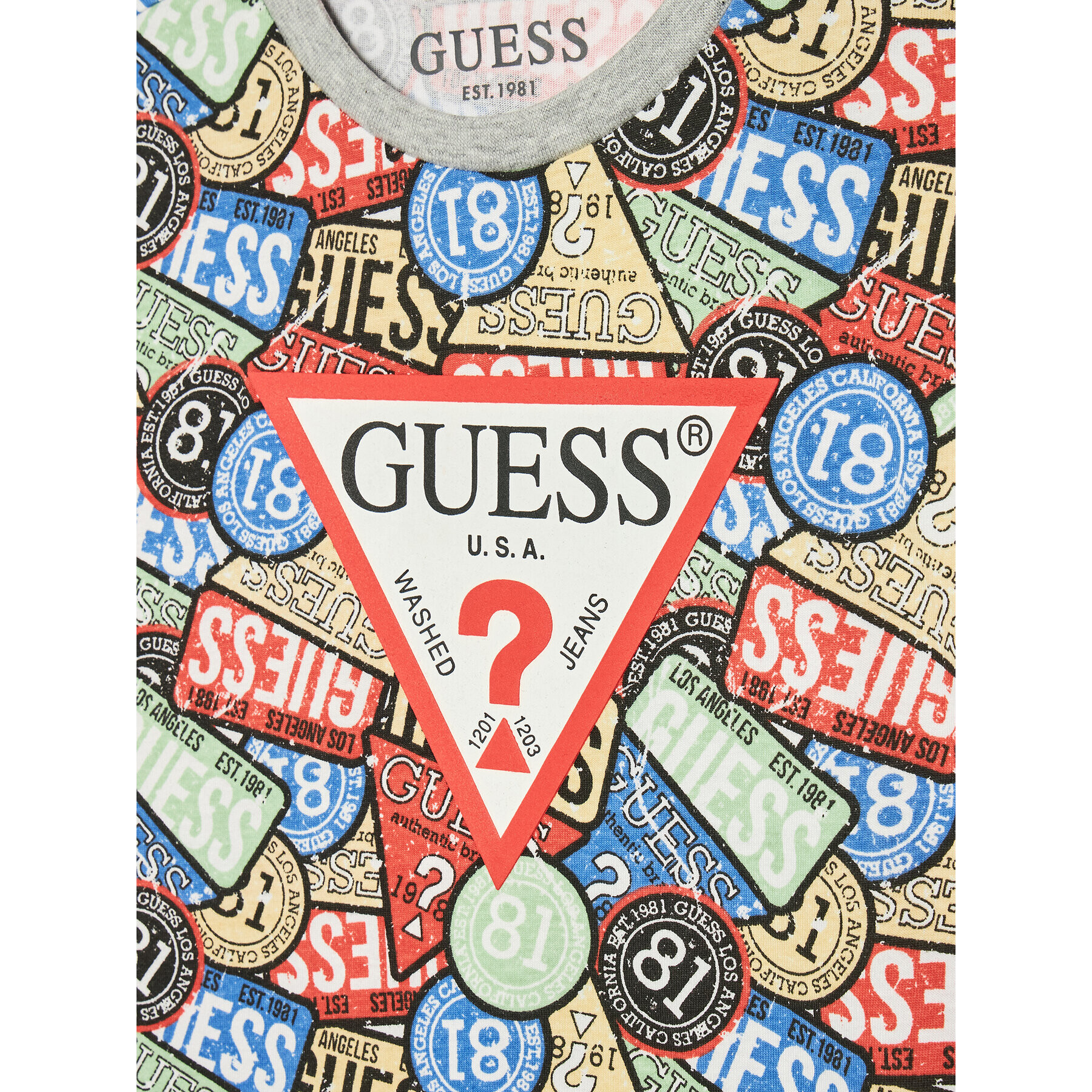 Guess Тишърт L2YI05 K5M20 Цветен Regular Fit - Pepit.bg