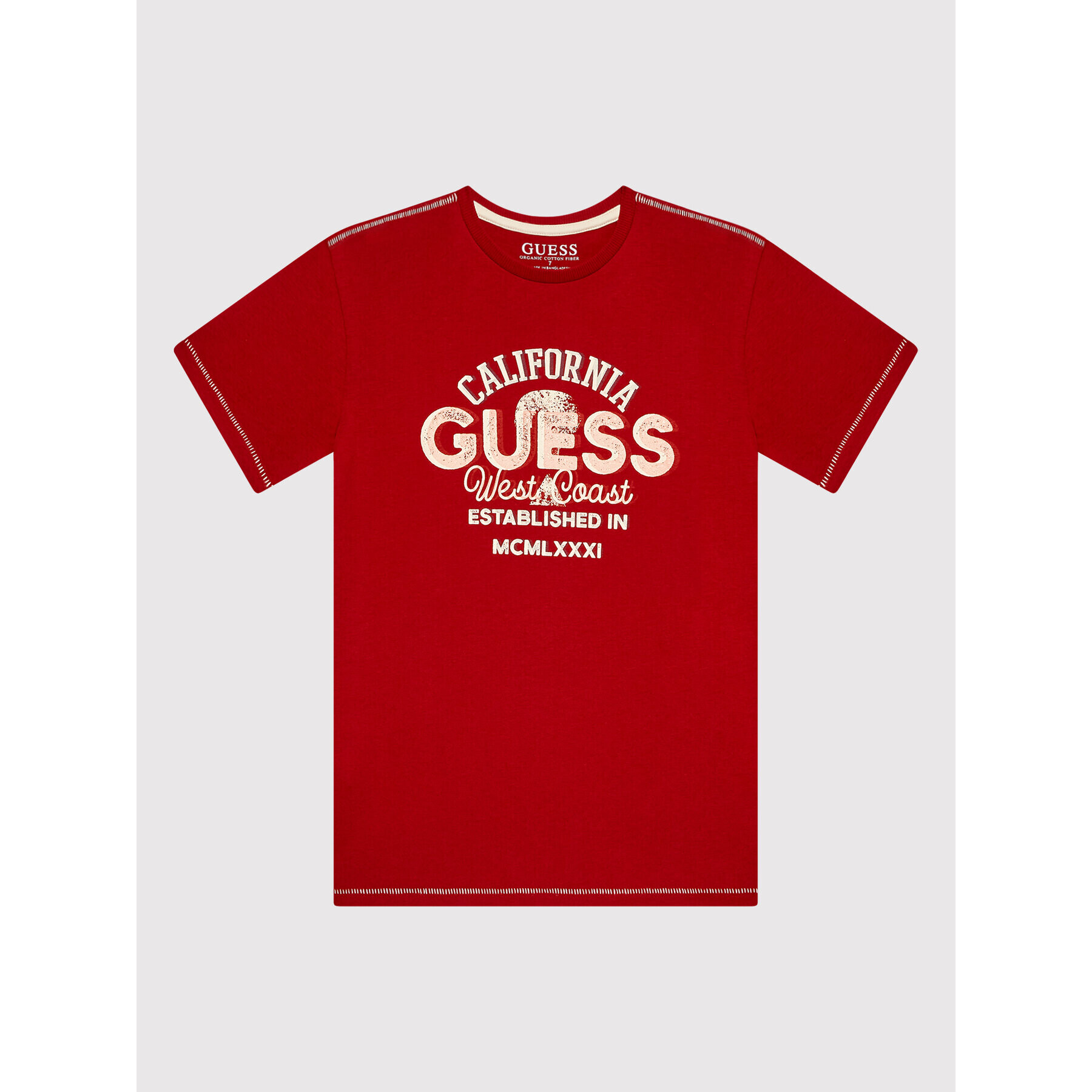 Guess Тишърт L2YI11 K8HM0 Червен Regular Fit - Pepit.bg