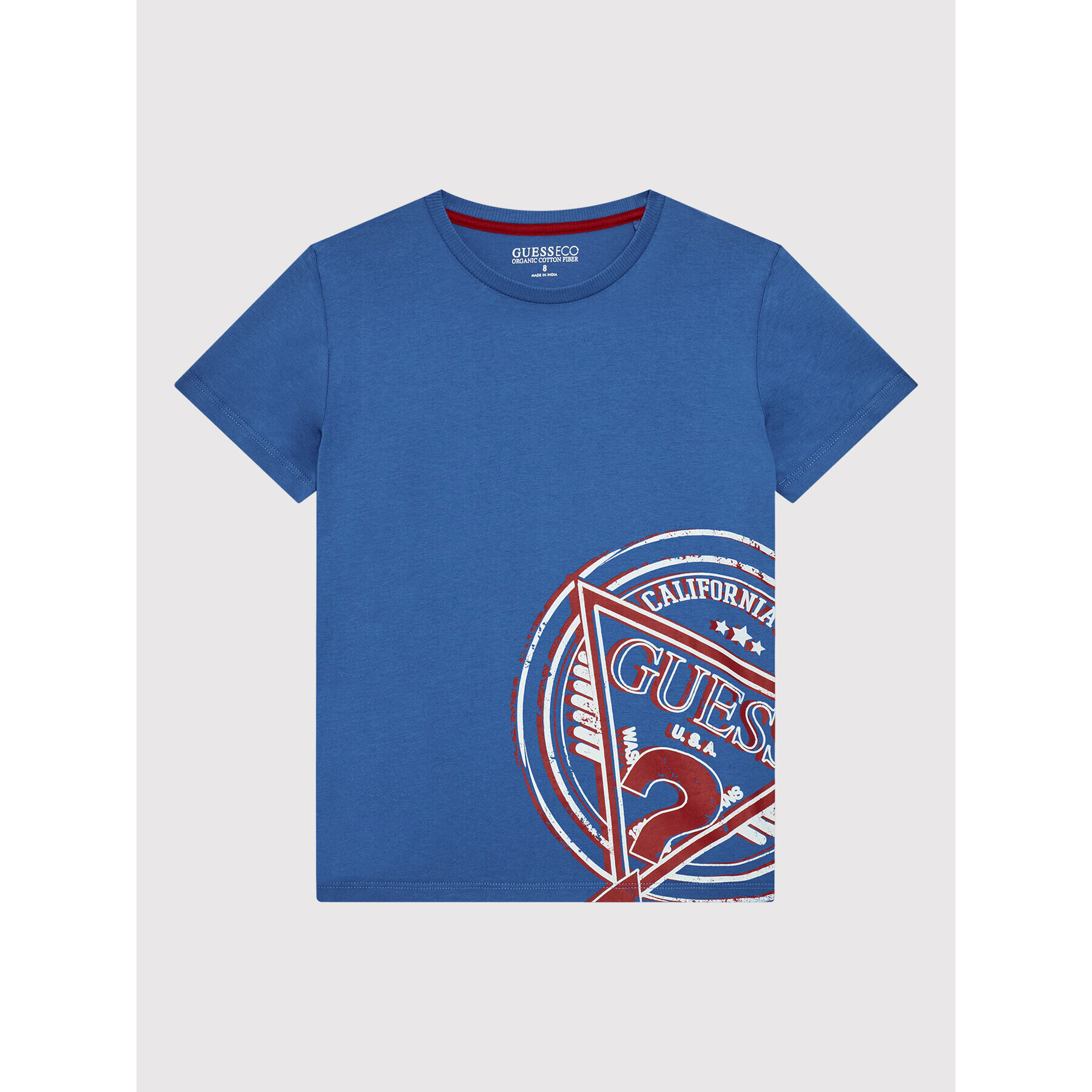 Guess Тишърт L2YI13 K8HM0 Син Regular Fit - Pepit.bg