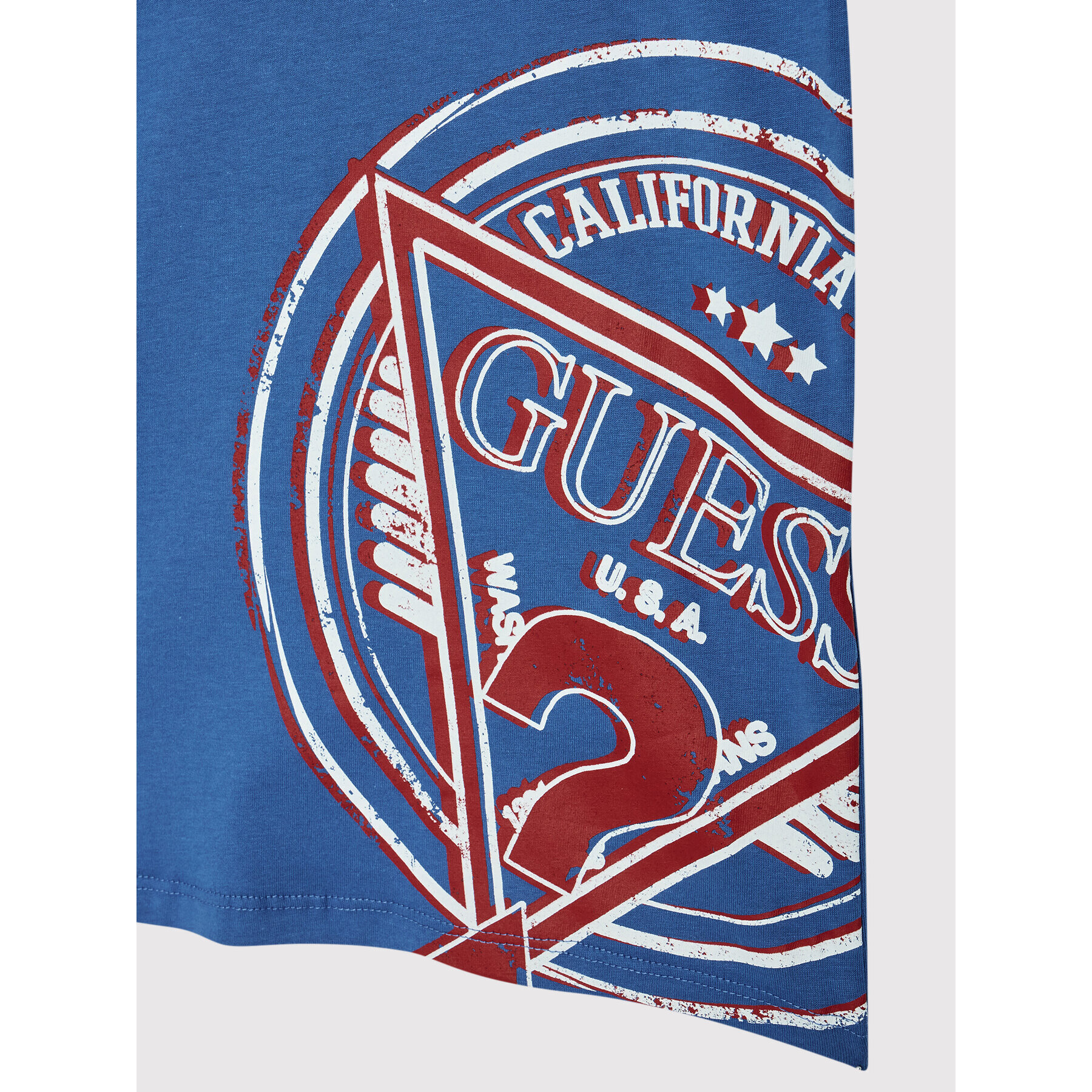 Guess Тишърт L2YI13 K8HM0 Син Regular Fit - Pepit.bg