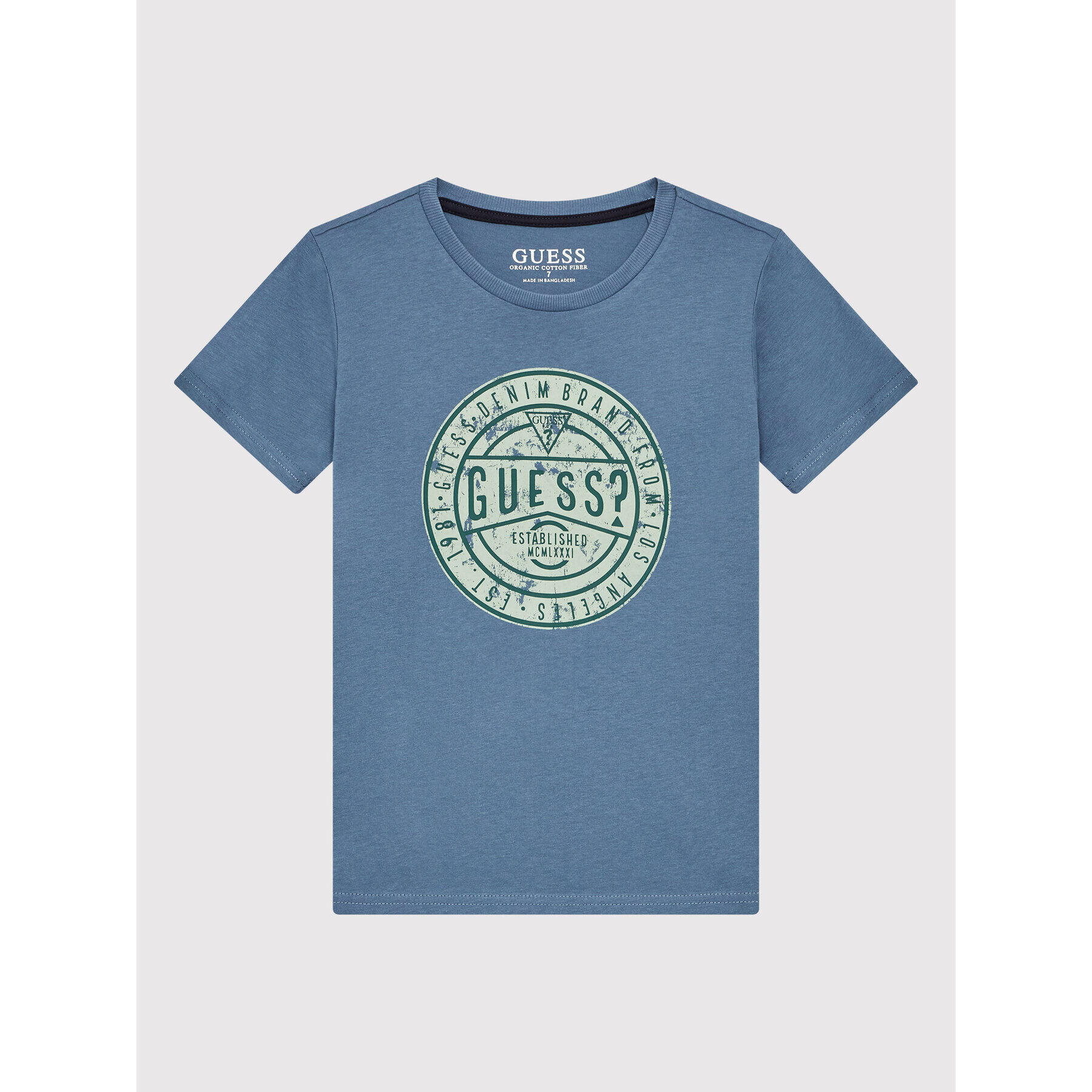 Guess Тишърт L2YI44 K8HM0 Тъмносин Regular Fit - Pepit.bg