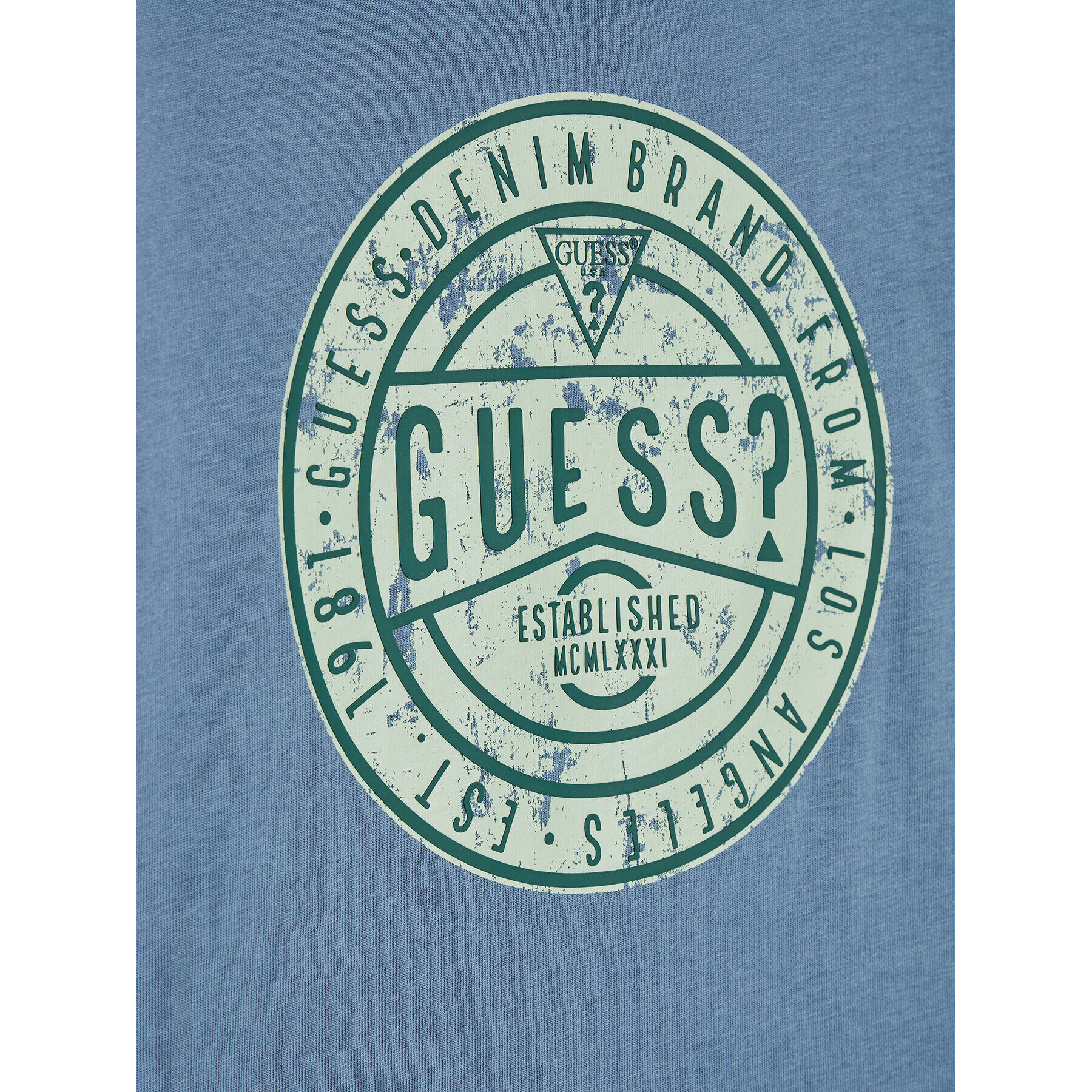 Guess Тишърт L2YI44 K8HM0 Тъмносин Regular Fit - Pepit.bg
