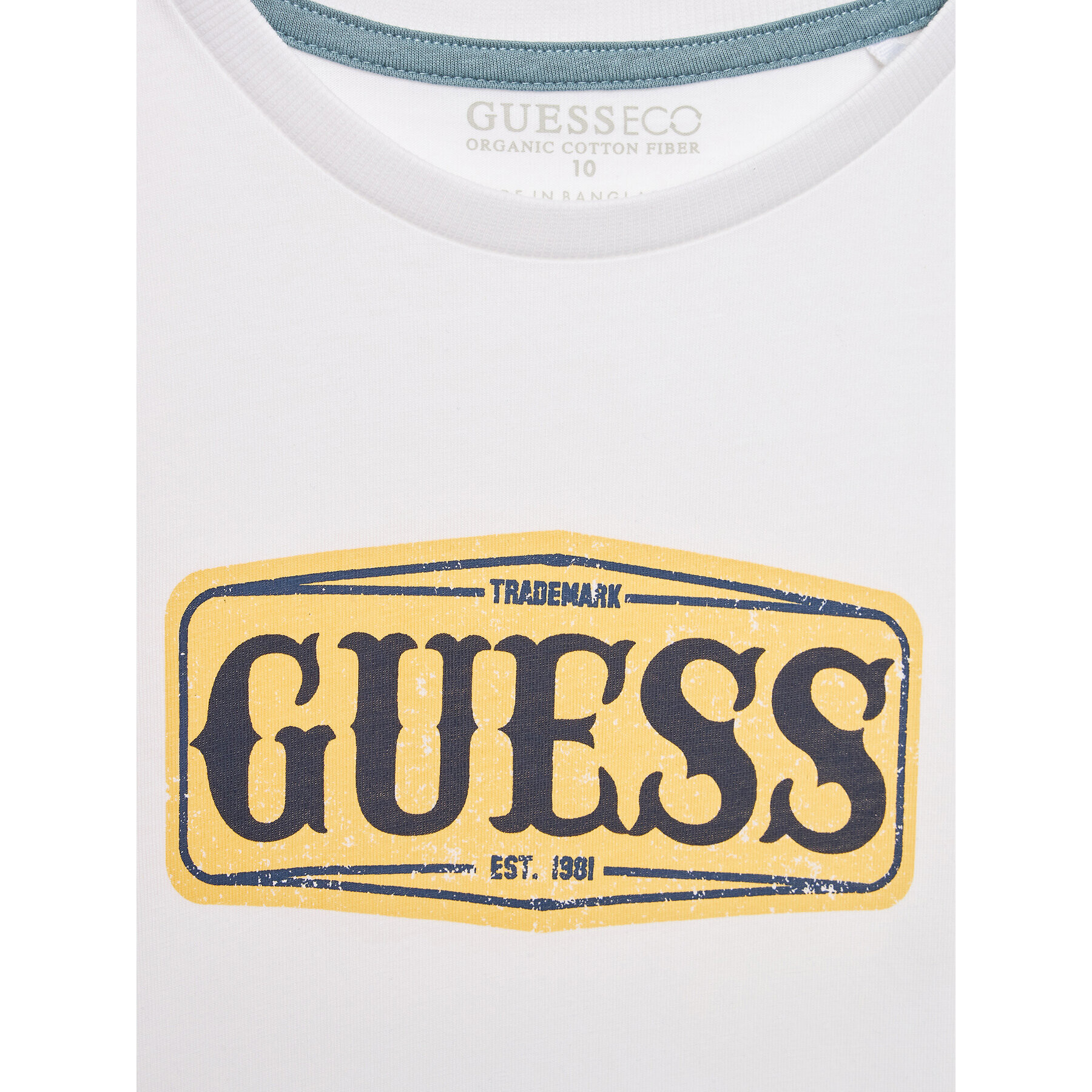 Guess Тишърт L3BI01 I3Z14 Бял Regular Fit - Pepit.bg