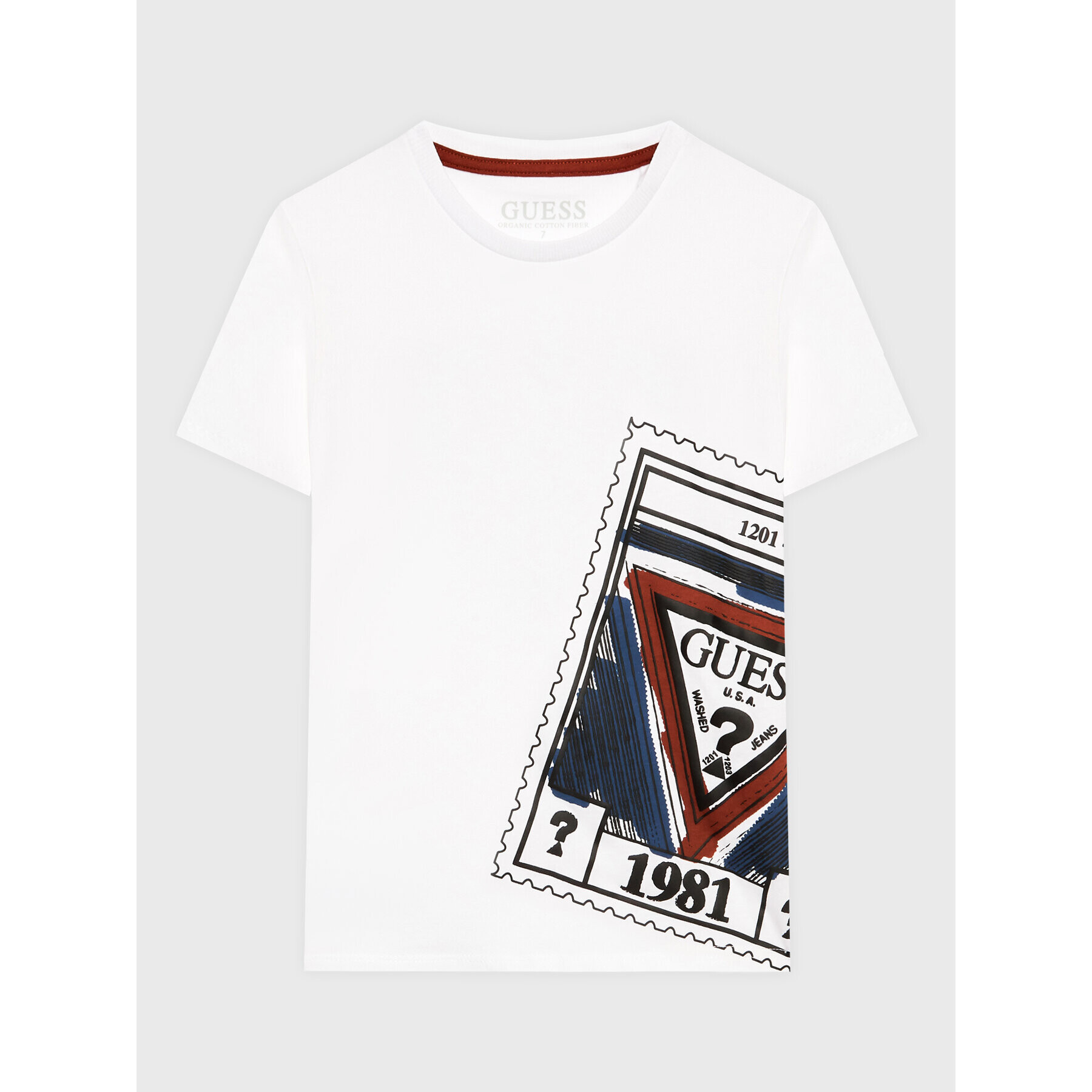 Guess Тишърт L3GI01 K8HM0 Бял Regular Fit - Pepit.bg