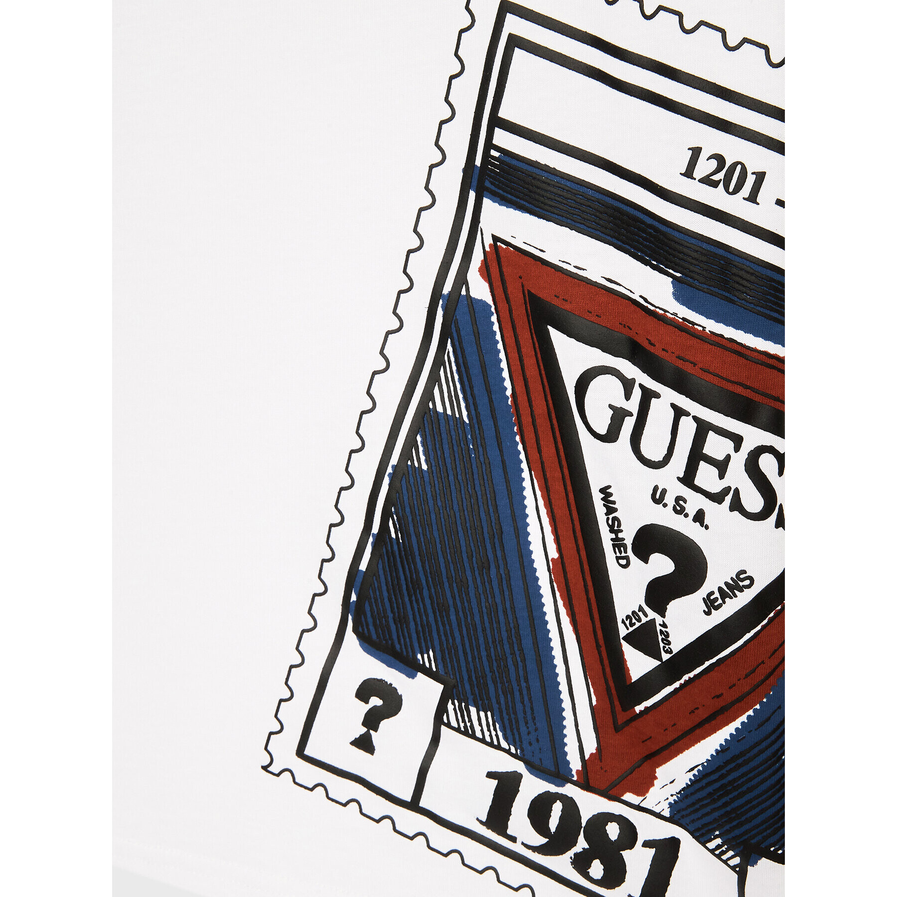 Guess Тишърт L3GI01 K8HM0 Бял Regular Fit - Pepit.bg