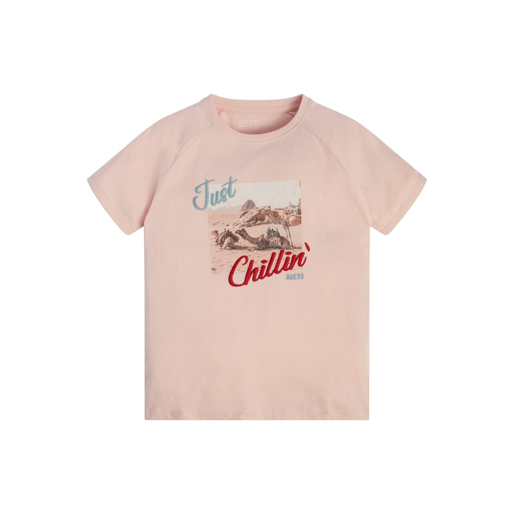 Guess Тишърт L3GI14 K8HM0 Розов Regular Fit - Pepit.bg