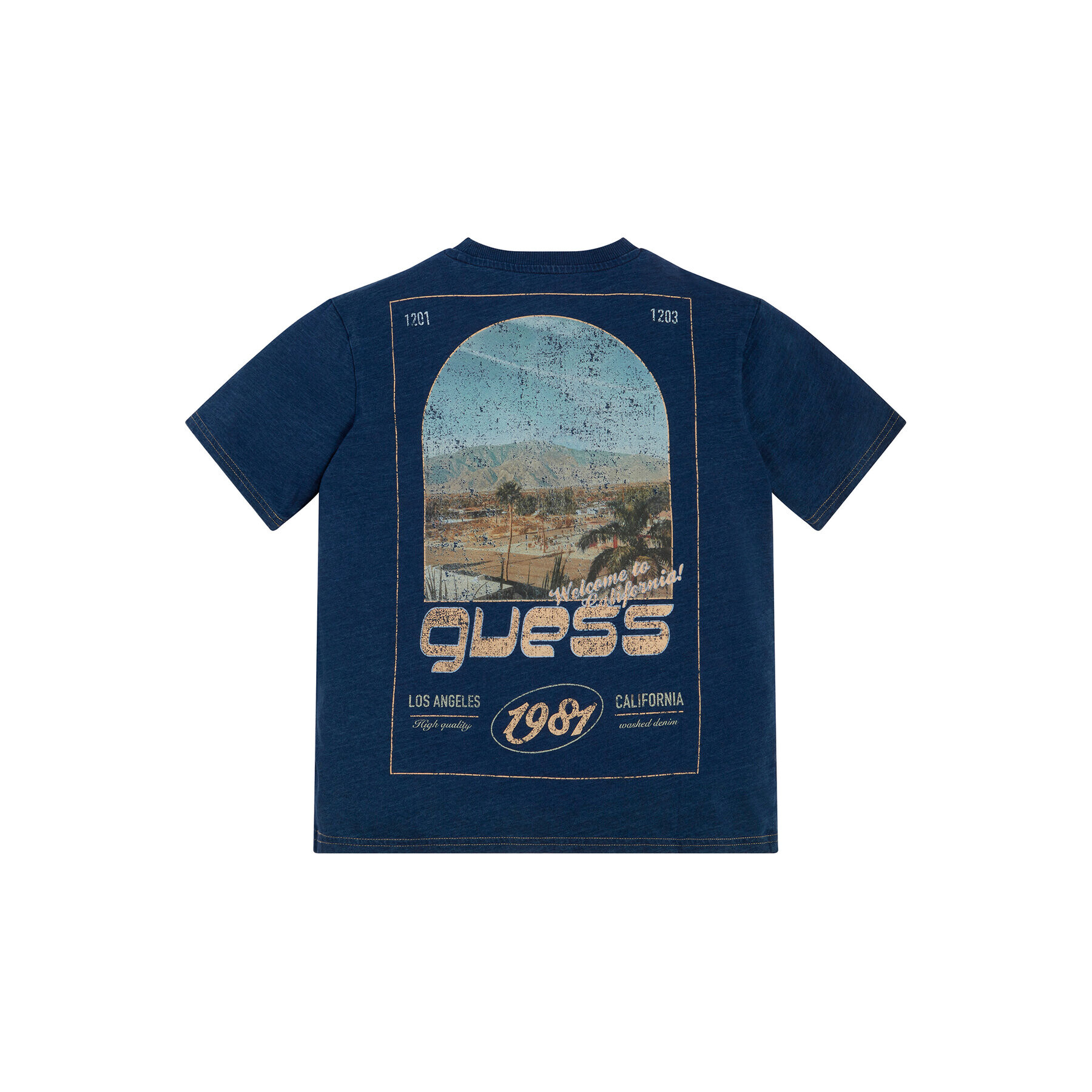 Guess Тишърт L3GI25 K8GA0 Тъмносин Regular Fit - Pepit.bg