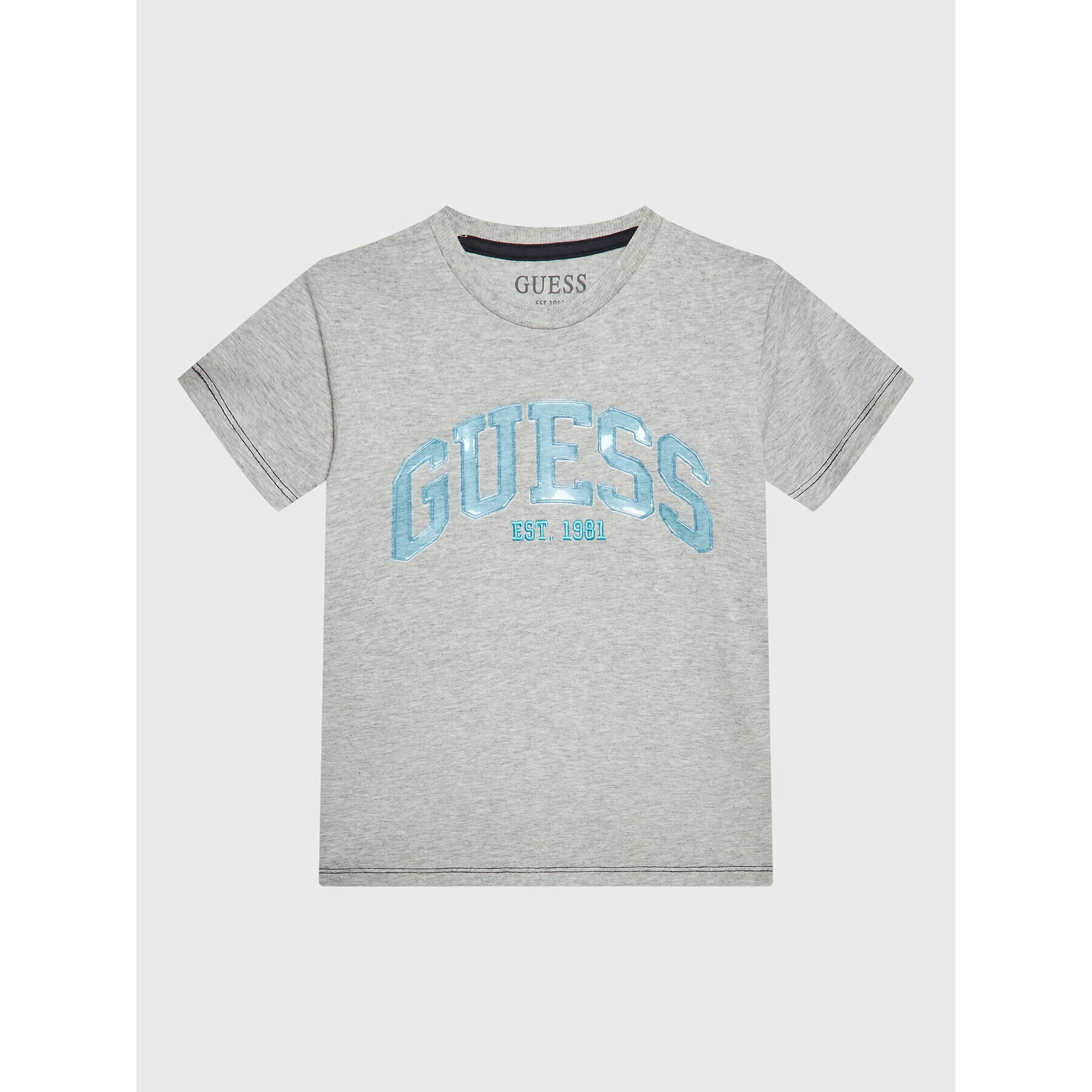 Guess Тишърт L3RI01 K8HM3 Сив Regular Fit - Pepit.bg