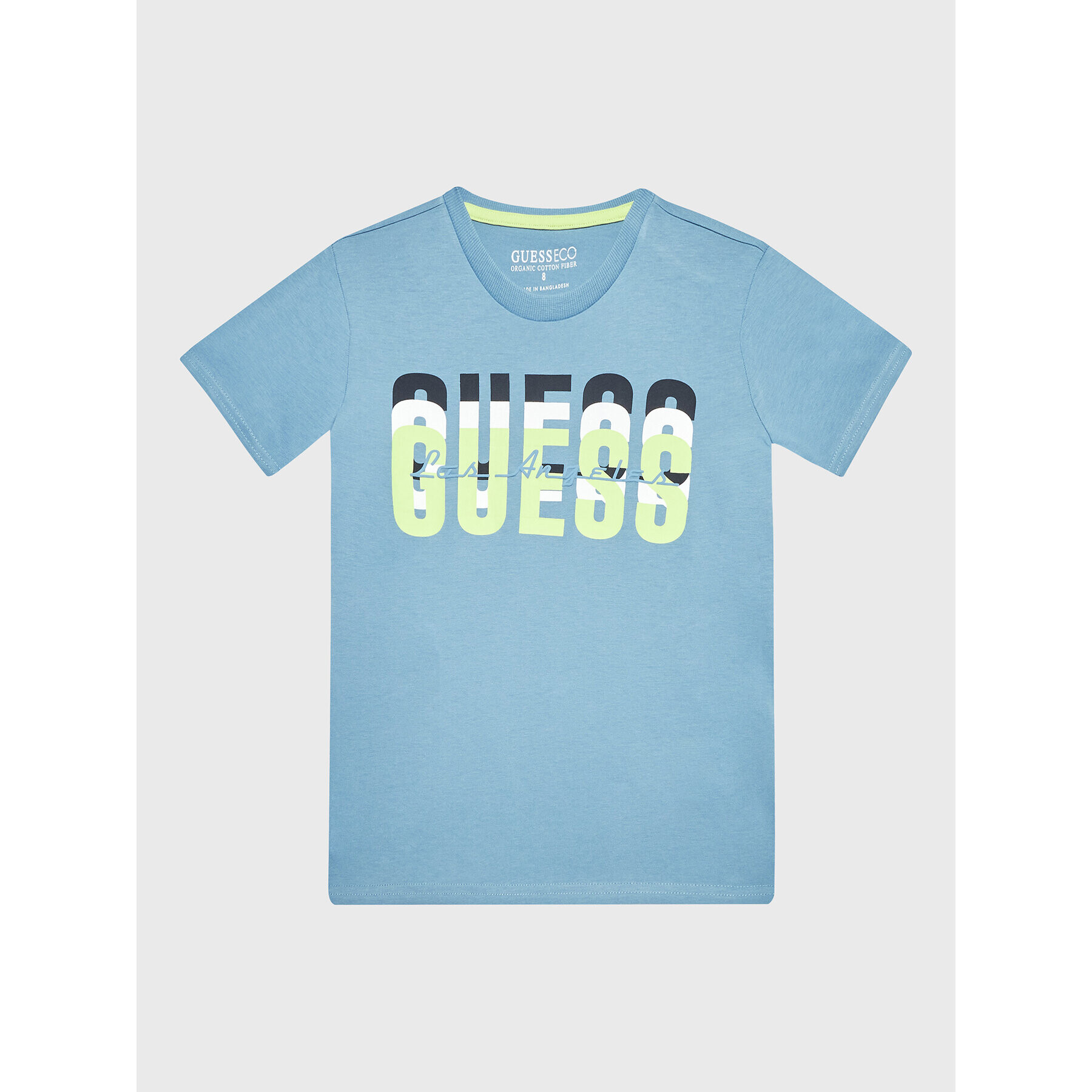 Guess Тишърт L3RI04 K8HM0 Син Regular Fit - Pepit.bg