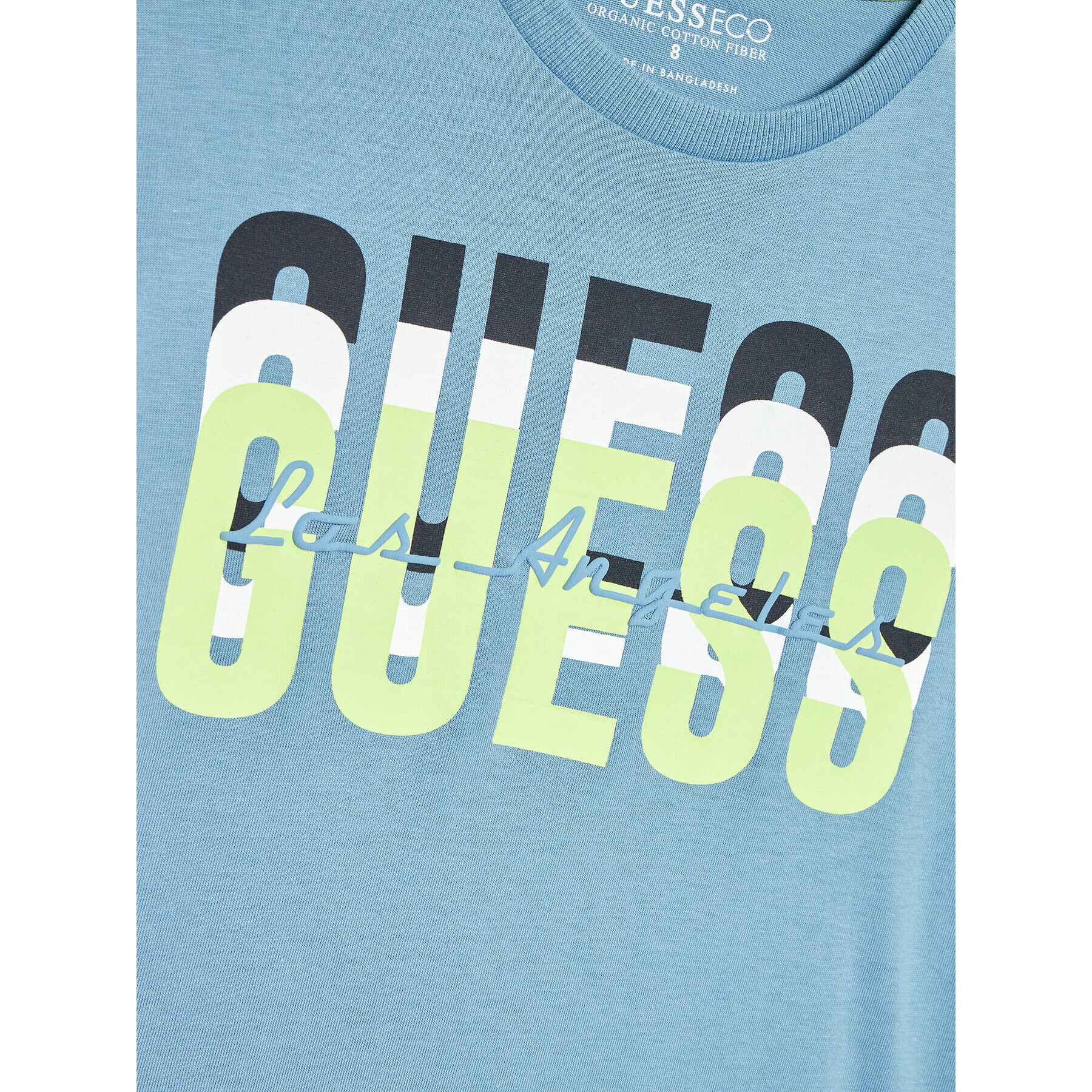 Guess Тишърт L3RI04 K8HM0 Син Regular Fit - Pepit.bg
