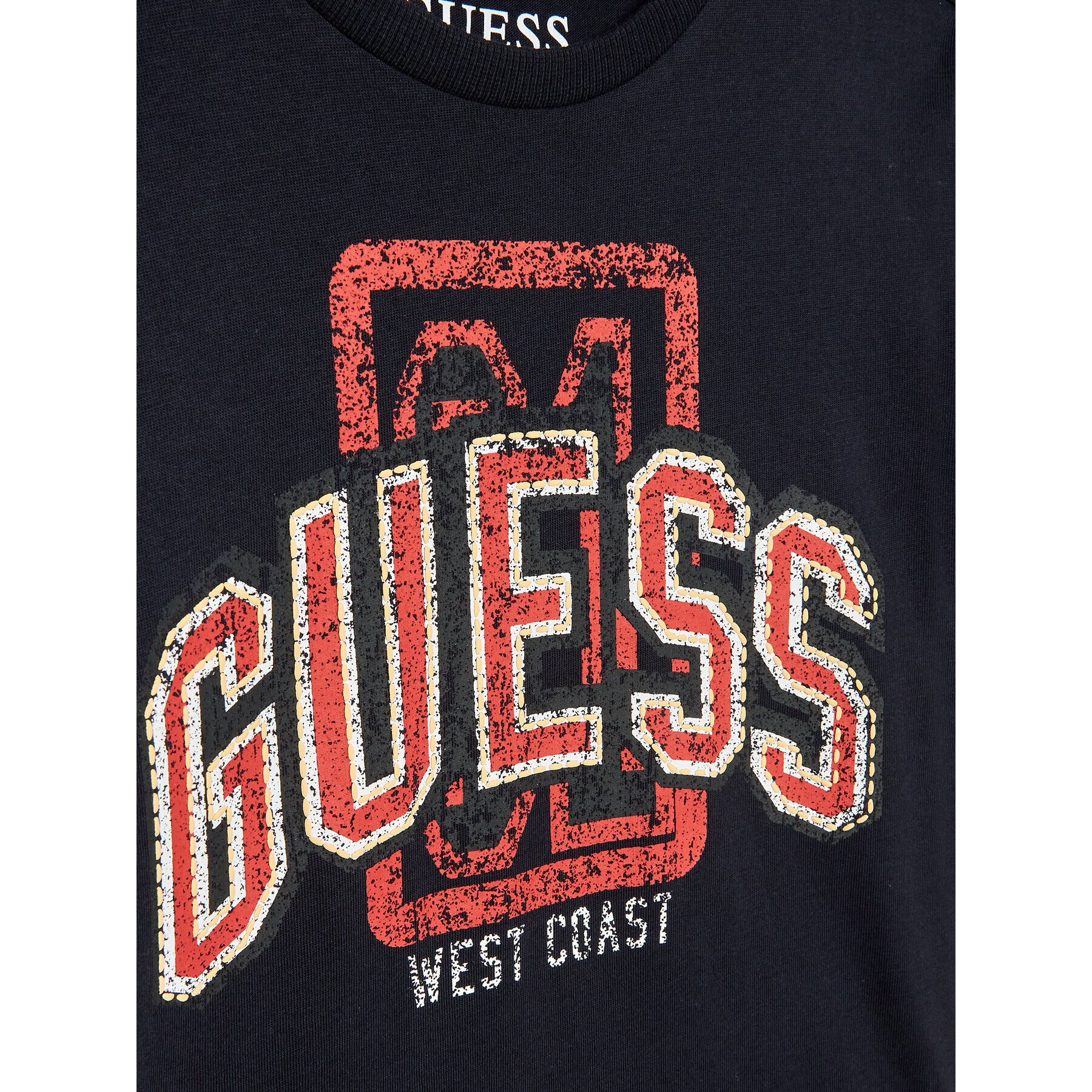 Guess Тишърт L3RI11 K8HM0 Тъмносин Regular Fit - Pepit.bg