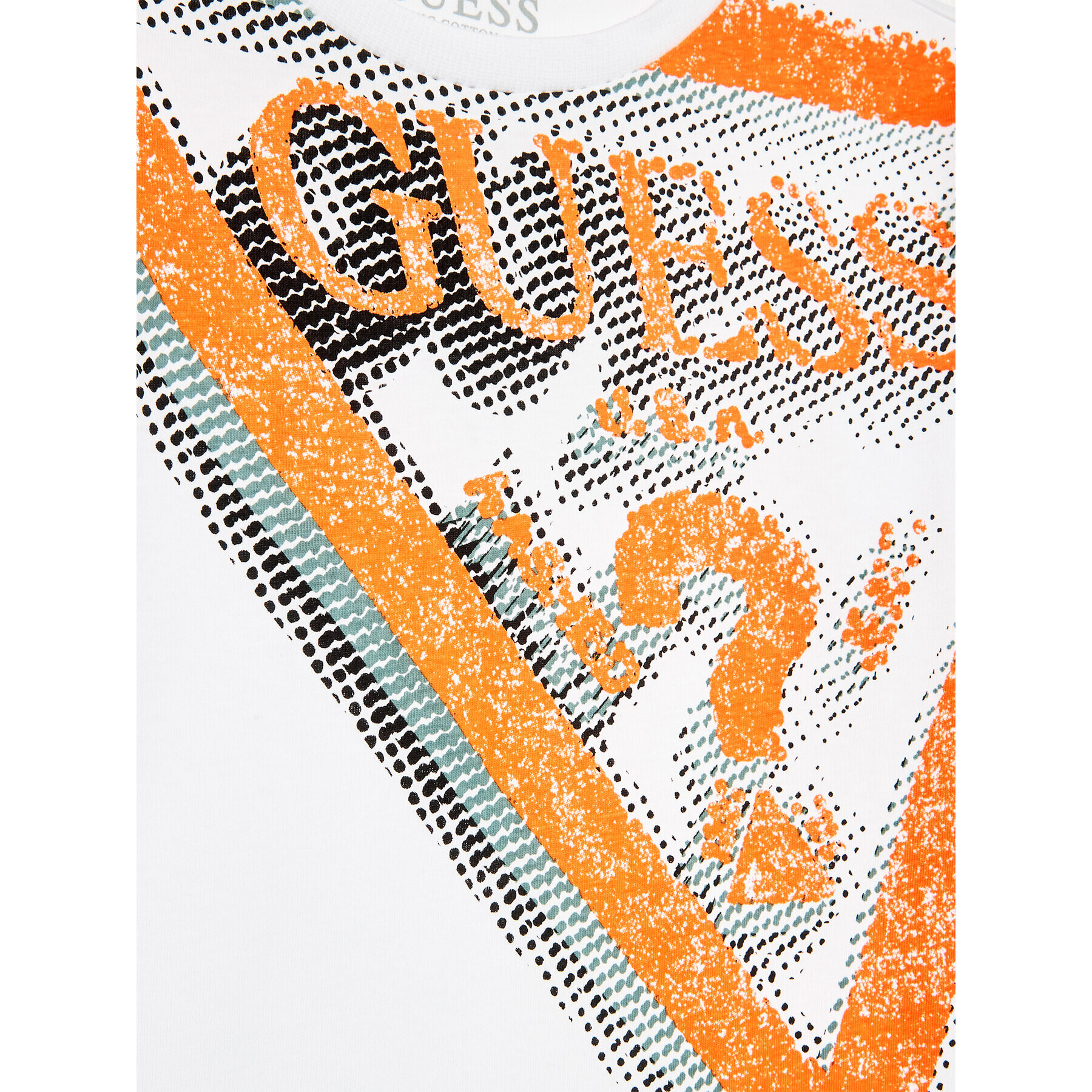 Guess Тишърт L3RI18 K8HM0 Бял Regular Fit - Pepit.bg