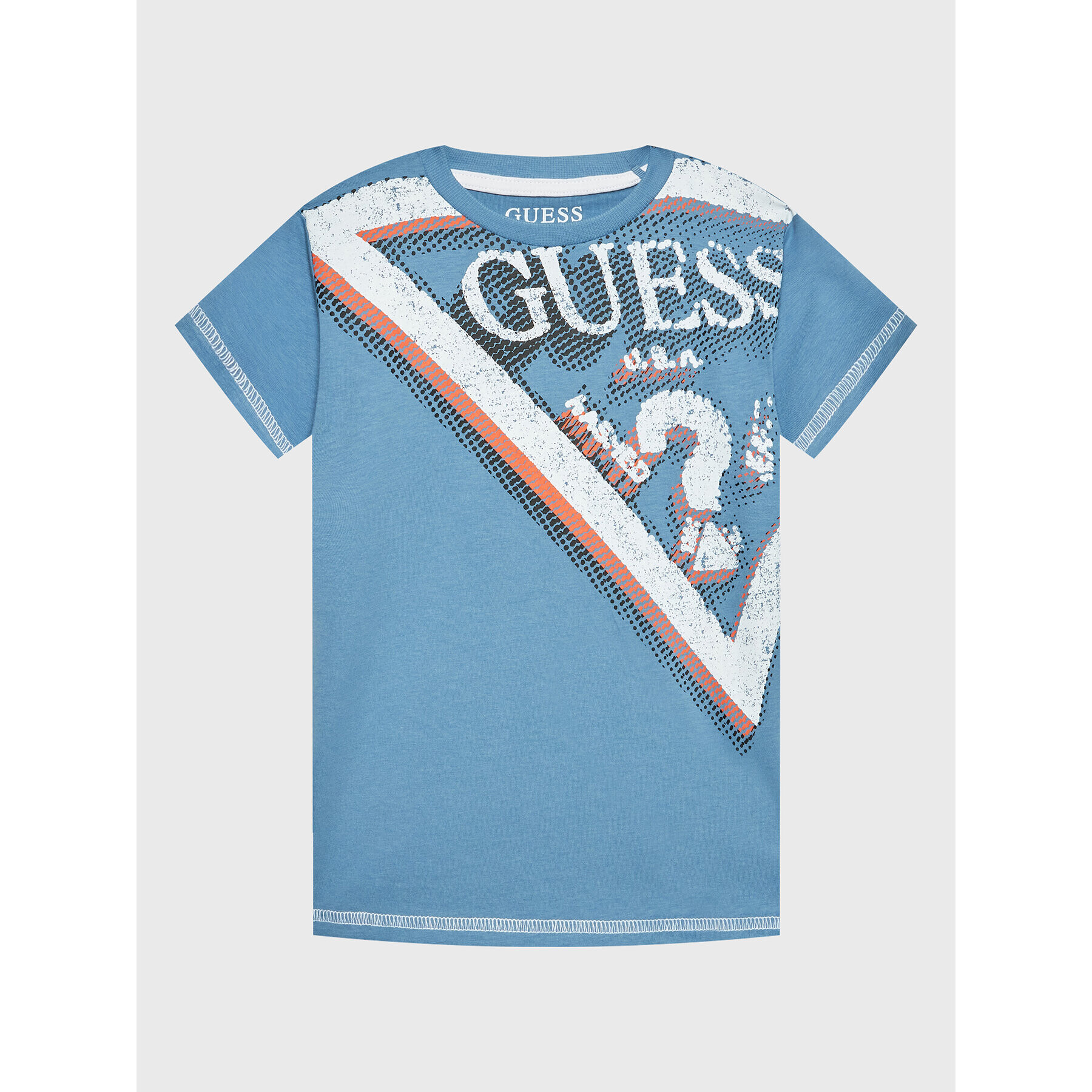 Guess Тишърт L3RI18 K8HM0 Син Regular Fit - Pepit.bg