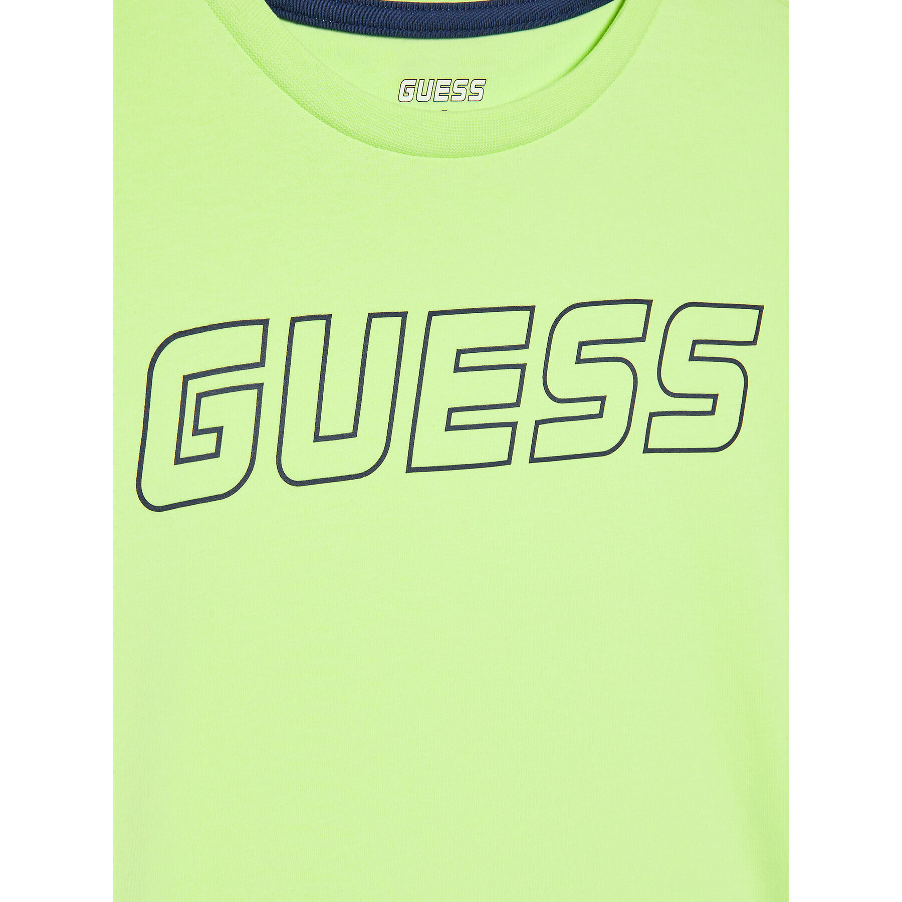 Guess Тишърт L3RI25 J1314 Зелен Regular Fit - Pepit.bg