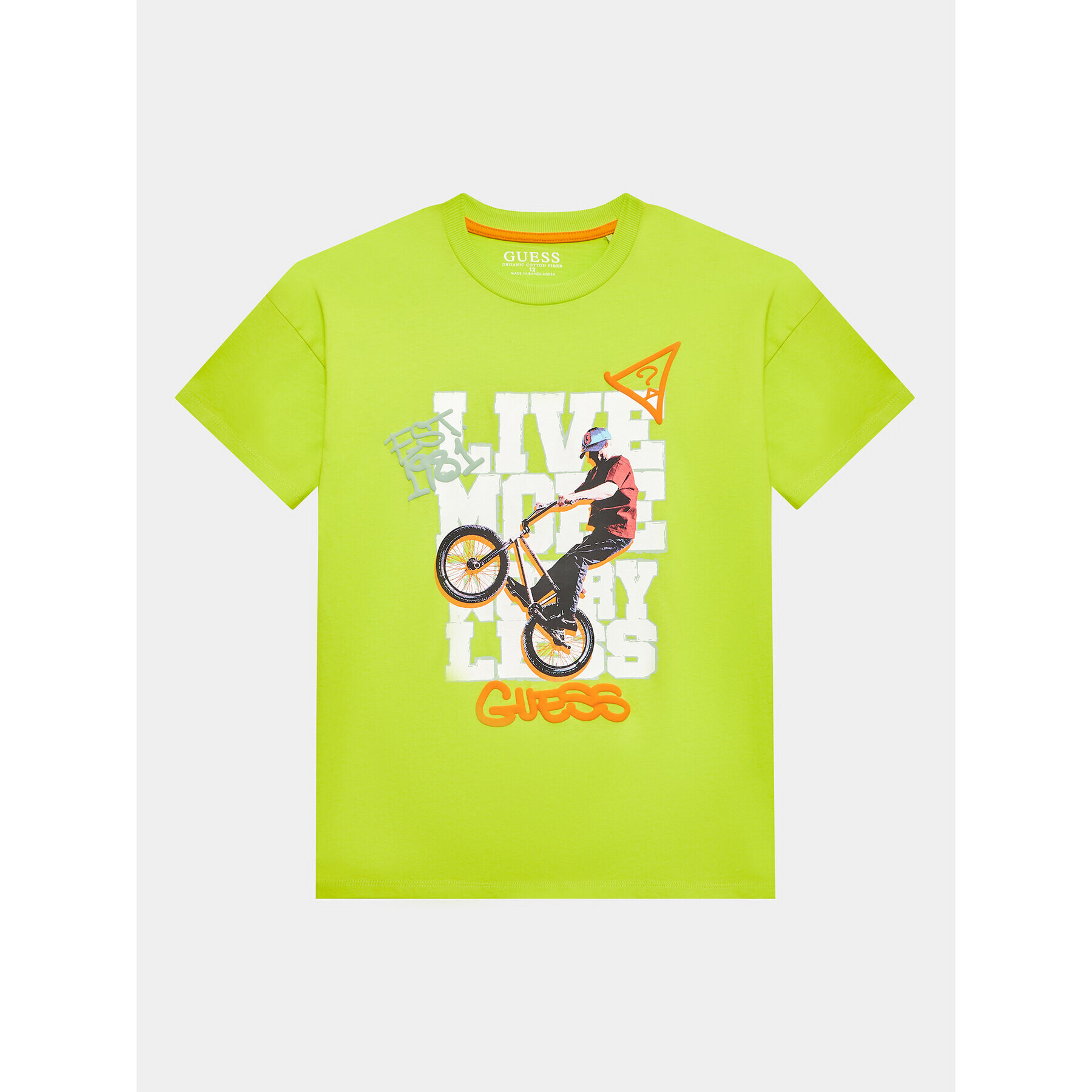Guess Тишърт L3YI07 K8HM4 Зелен Oversize - Pepit.bg