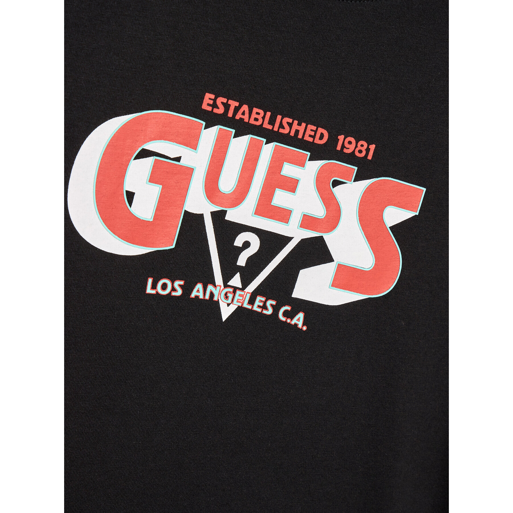 Guess Тишърт L3YI20 K8HM4 Черен Regular Fit - Pepit.bg