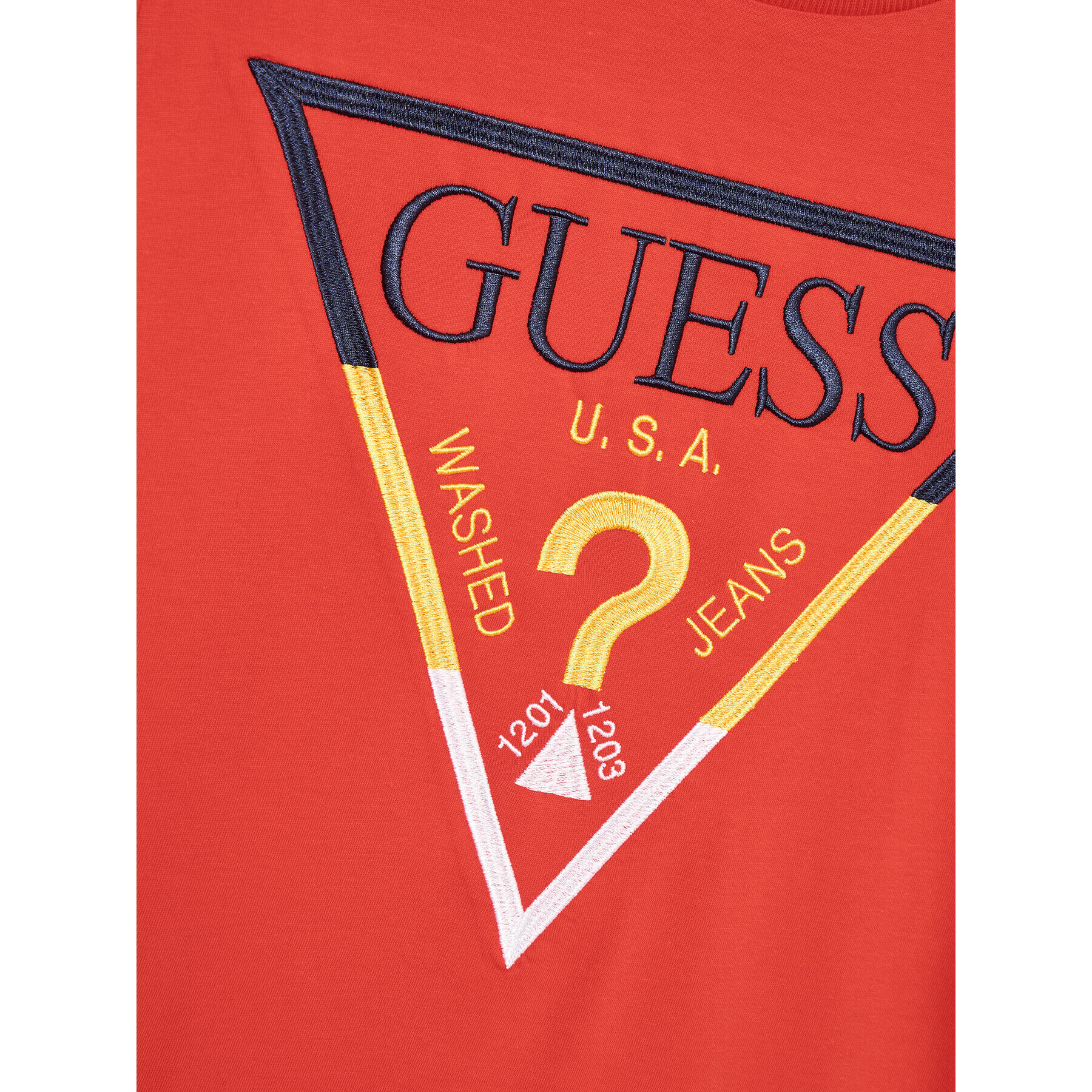 Guess Тишърт L3YI28 K8HM4 Червен Regular Fit - Pepit.bg